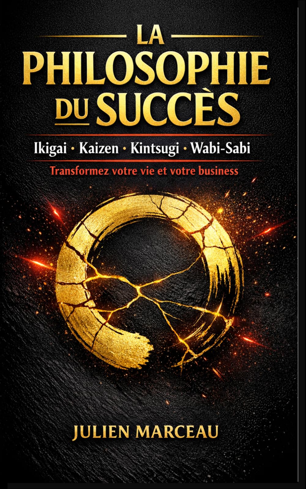 La Philosophie du Succès au Quotidien: Ikigai, Kaizen, Kintsugi & Wabi-Sabi — 4 sagesses japonaises pour transformer votre vie professionnelle et personnelle