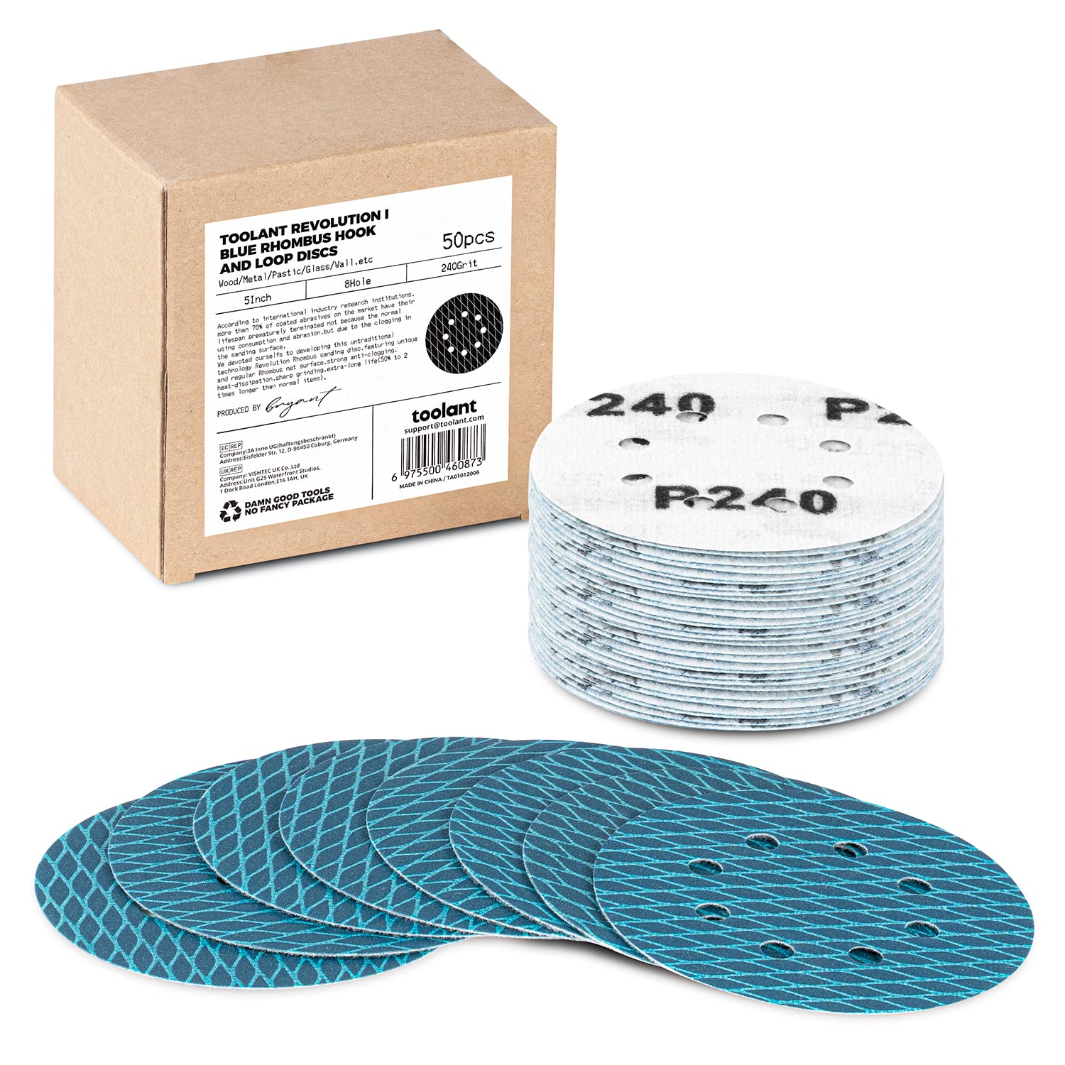 Diamond Sanding Discs - 50 Pack, Faster & Longer Lasting -21