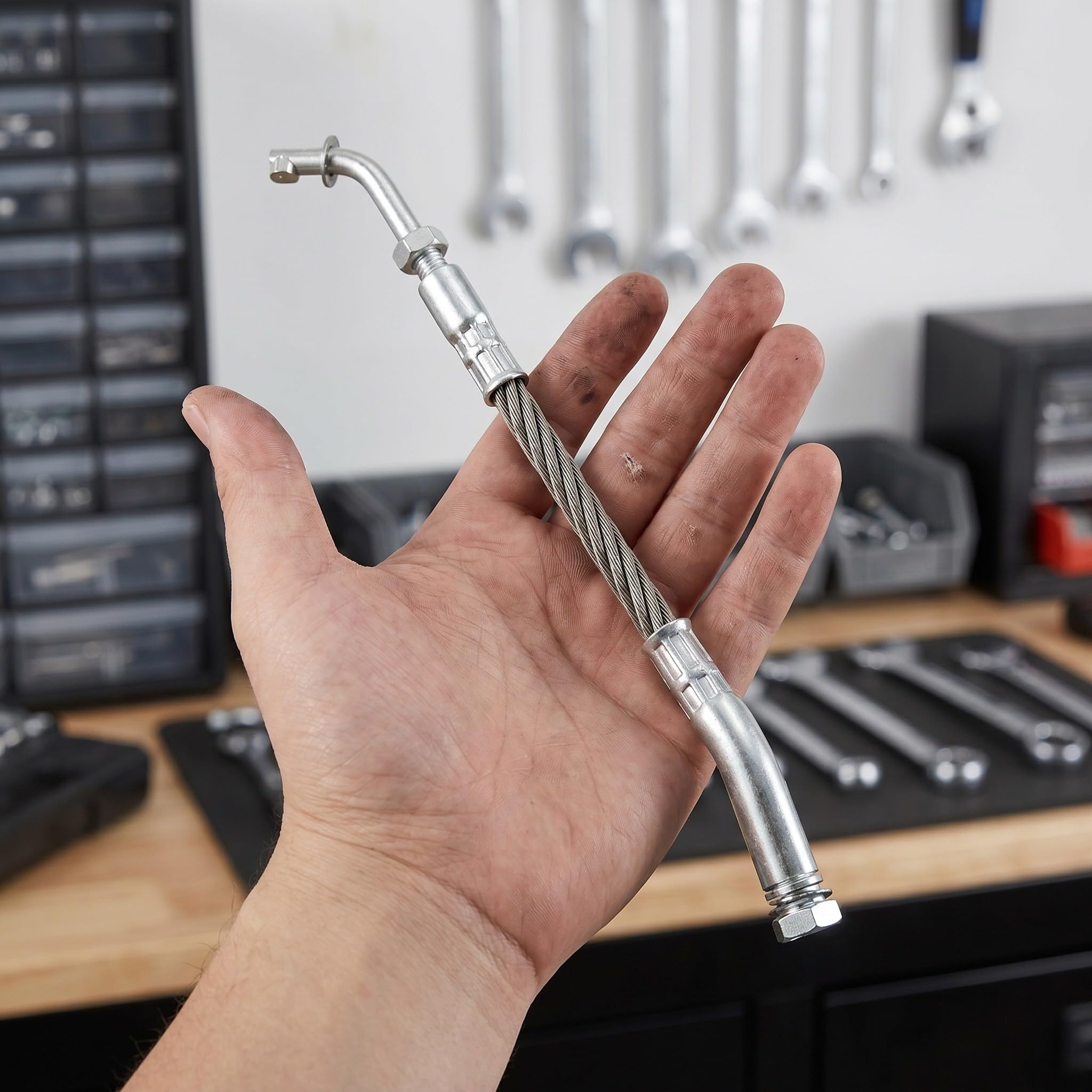 Alasum Kit Completo per Motoslitta Raschietto in Acciaio Argento 33x1,5cm per Rimozione Efficiente del Ghiaccio e Miglioramento del Raffreddamento su Sentieri Duri
