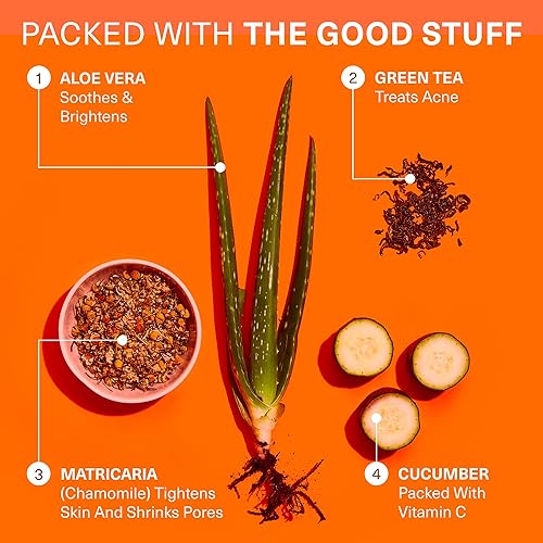 Miniatura 3 de Botanic Tree Limpiador facial con vitamina C, limpiador facial para todo tipo de piel, envejecimiento o piel seca, minimiza las cicatrices del acné,