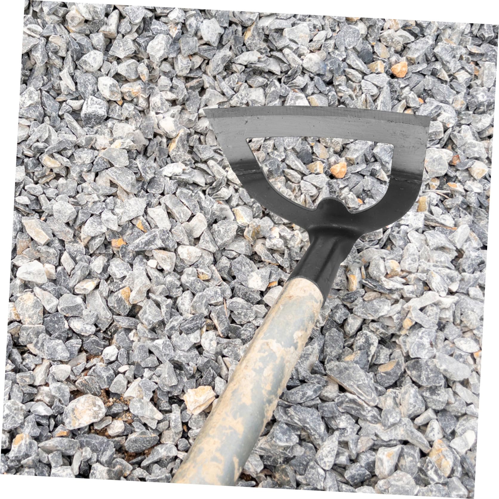 Azada de Trabajo Pesado de Acero Inoxidable para Deshierbe | Herramienta de Jardinería, Diseño Resistente Deformación, Uso Agrícola para Quitar Hierbas