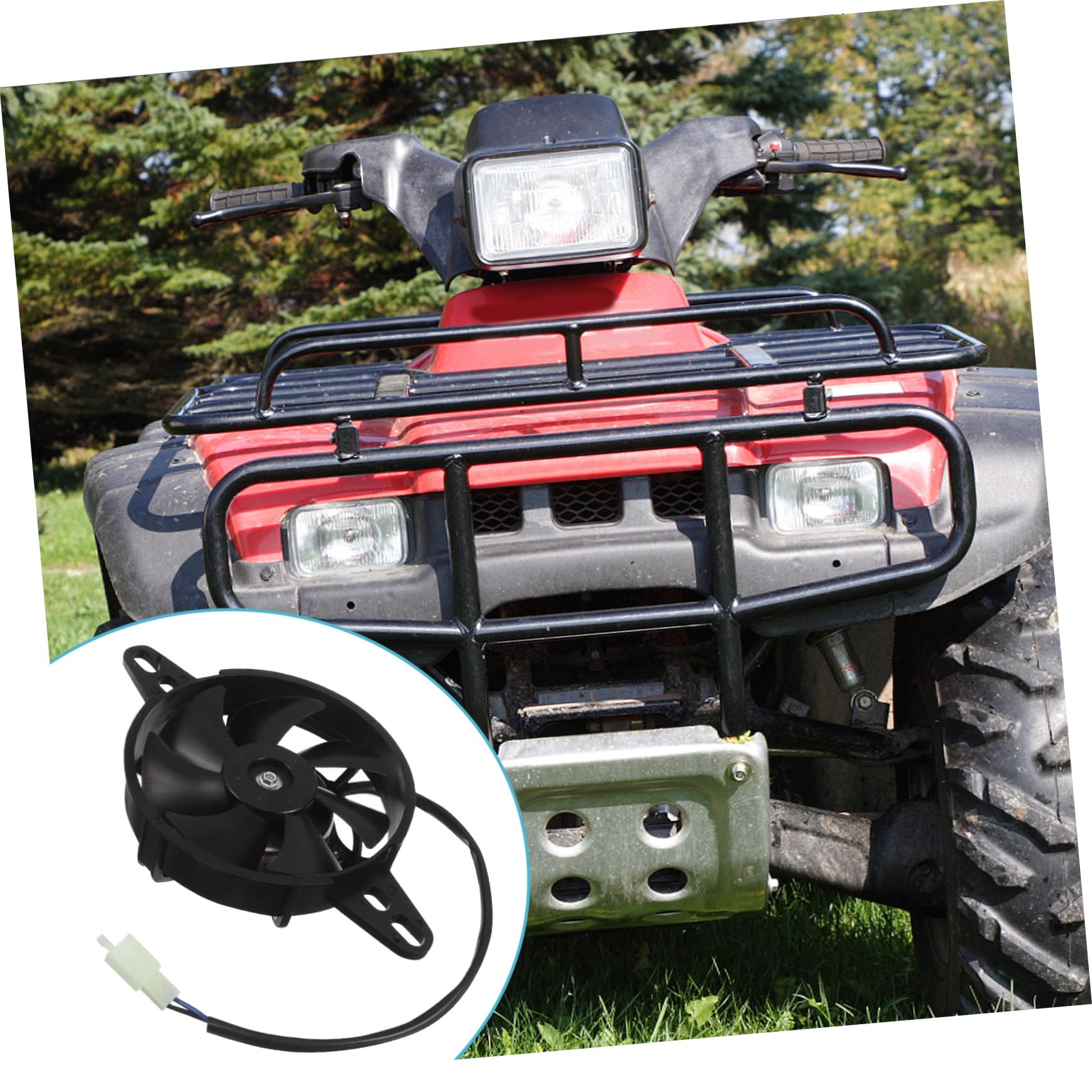 250cc Ventilatore Raffreddamento Per Per Atv e Dirt Bike Facile Installare Previene Surriscaldamenti e Prestazioni Del
