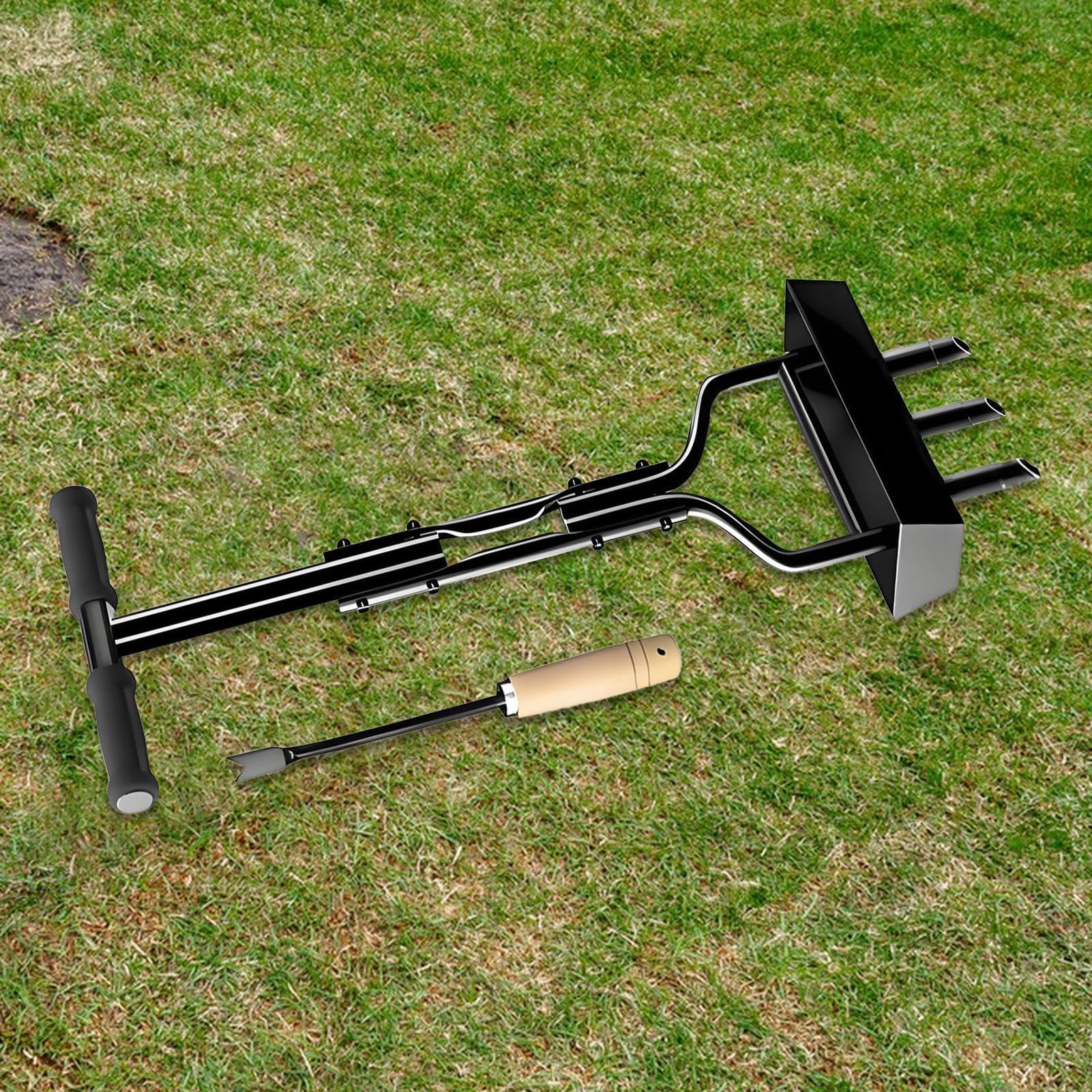 Attrezzo Aeratore Da Prato Attrezzo Smuoviterreno In Metallo Carotatore E | Ferro da giardino in metallo, attrezzatura per la cura del prato per appassionati, agricoltori