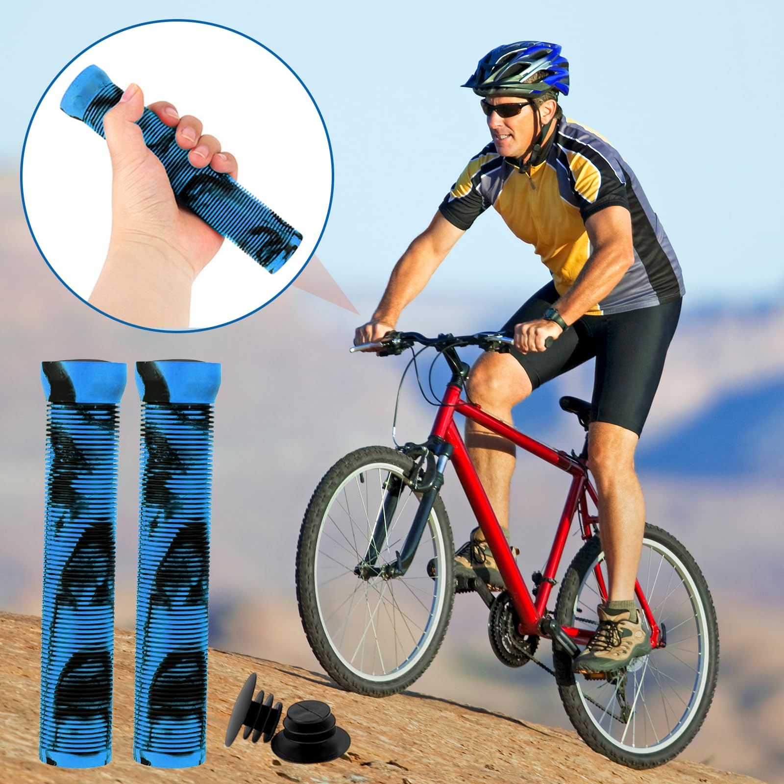 Manopole Bici Ergonomiche A Sezione Sagomabile Per Comando Cambio Grip 46859 Zoom Manopole Bici Ergonomiche A Sezione Sagomabile Per Comando Cambio Grip 46859 Zoom