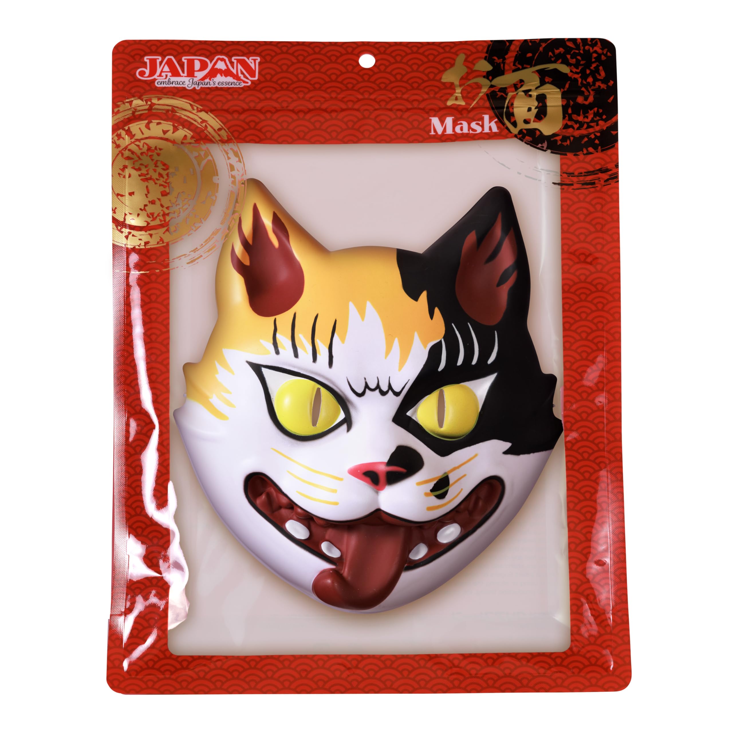 Amazon.co.jp: クリアストーン(Clearstone) 和風お面 化け猫 ユニ