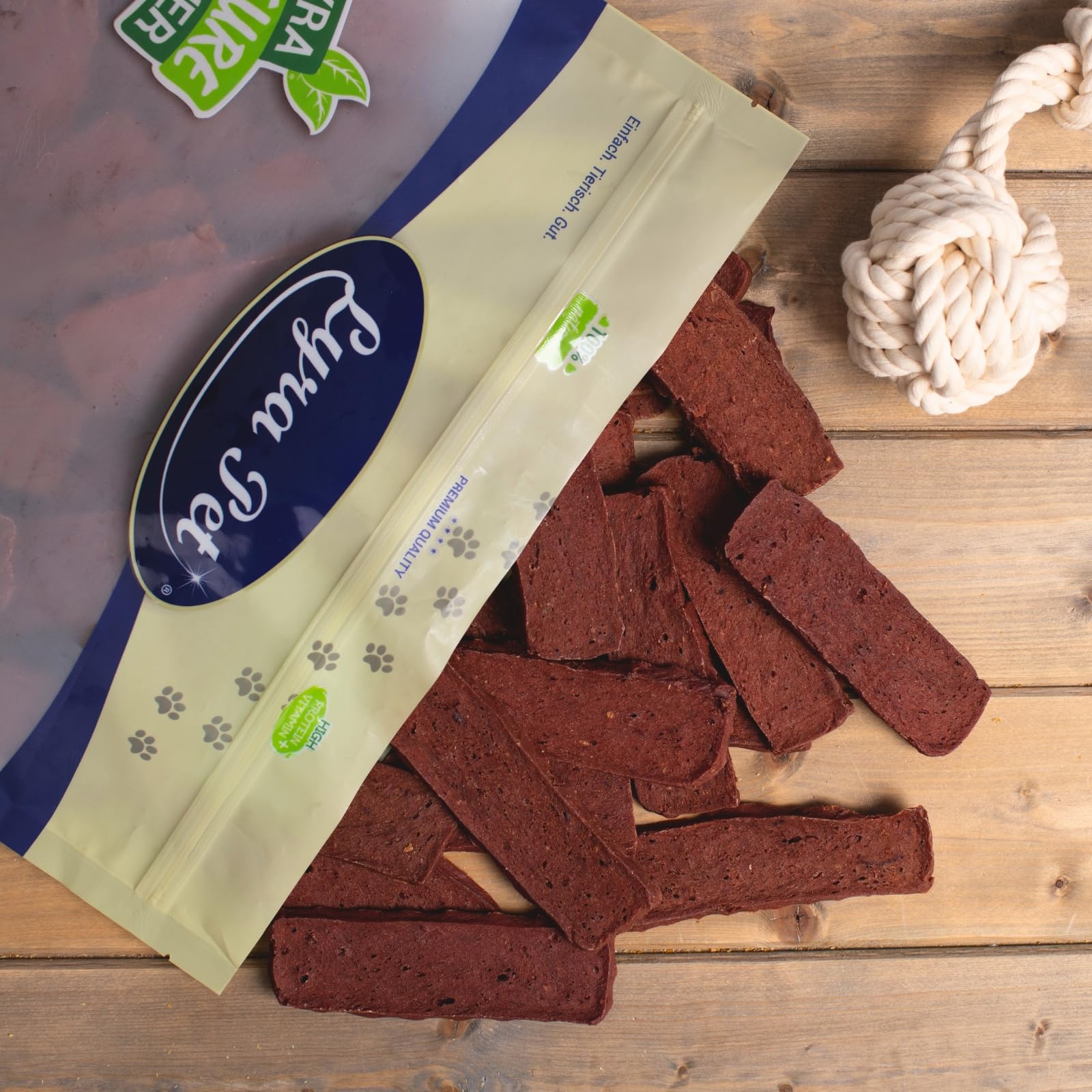 Lyra Pet® 5 kg Pferdefleischstreifen getrocknet - Kausnack für Hunde