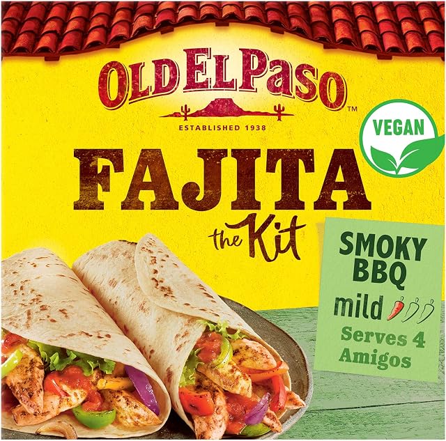 Old El Paso Mexican Smoky BBQ Fajita Kit, 500g