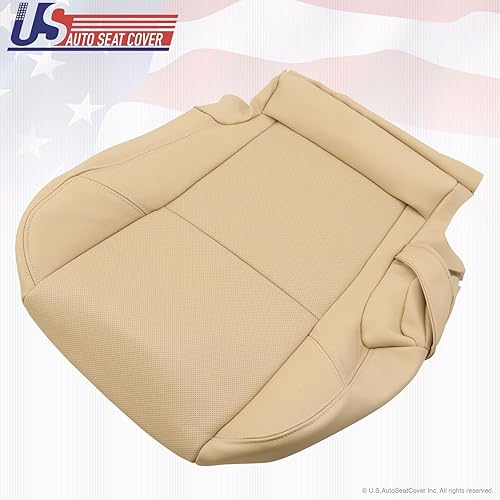 Miniatura 7 de 2009 2014 Escalade 2da fila conductor y pasajero lado inferior cuero asiento cubierta marrón