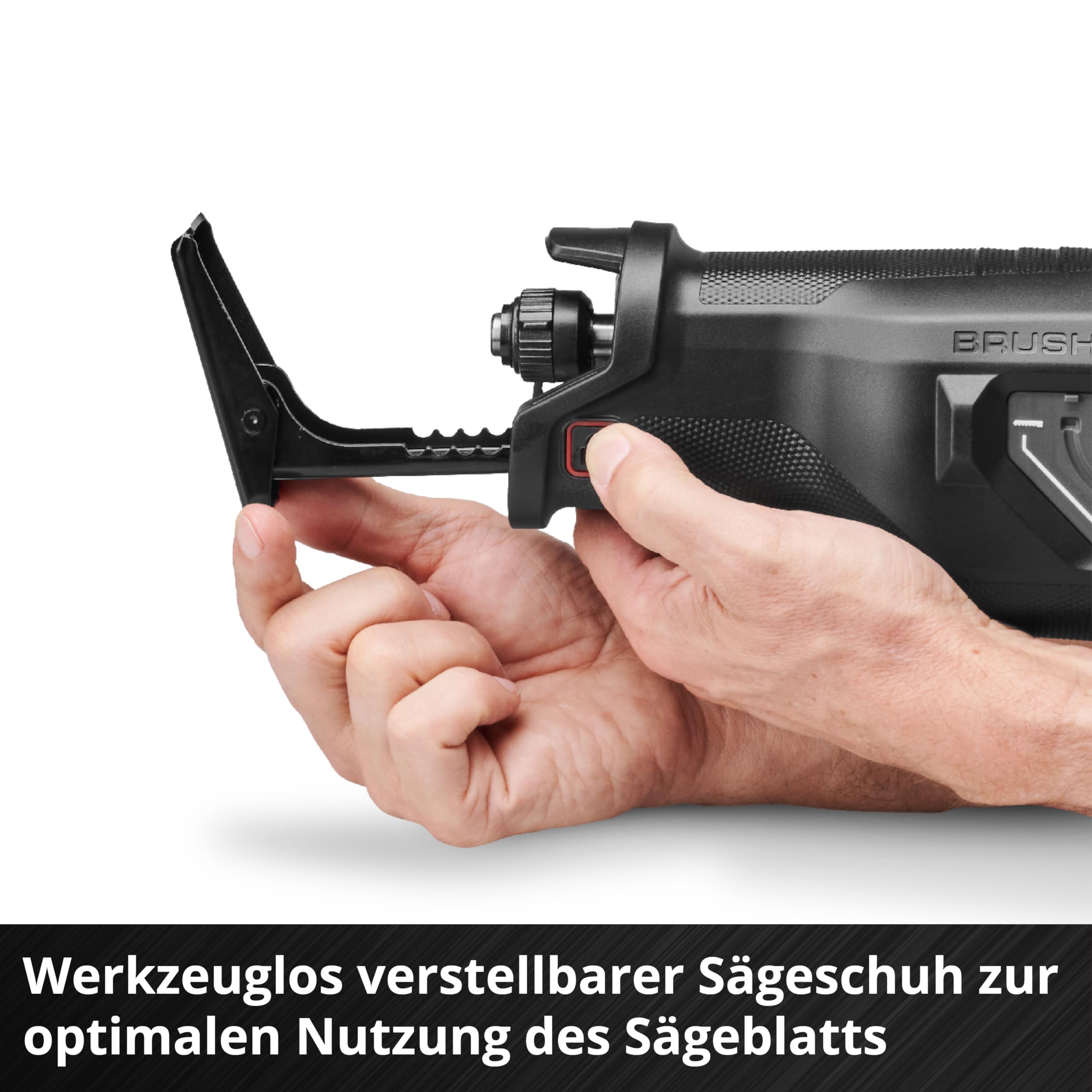 Einhell Professional Akku-Universalsäge TP-AP 18/32 Li BL - Solo PXC (18 V, 1300 W, Brushless, 32 mm Hubhöhe, 300 mm Schnitttiefe in Holz, inkl. 2x Sägeblatt, ohne Akku)