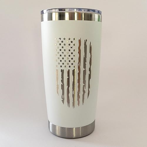 Miniatura 9 de American Flag Coffee Tumbler, Patriotic Coffee Mug, Navy Blue Tumbler, Travel Coffee Mug for Men
