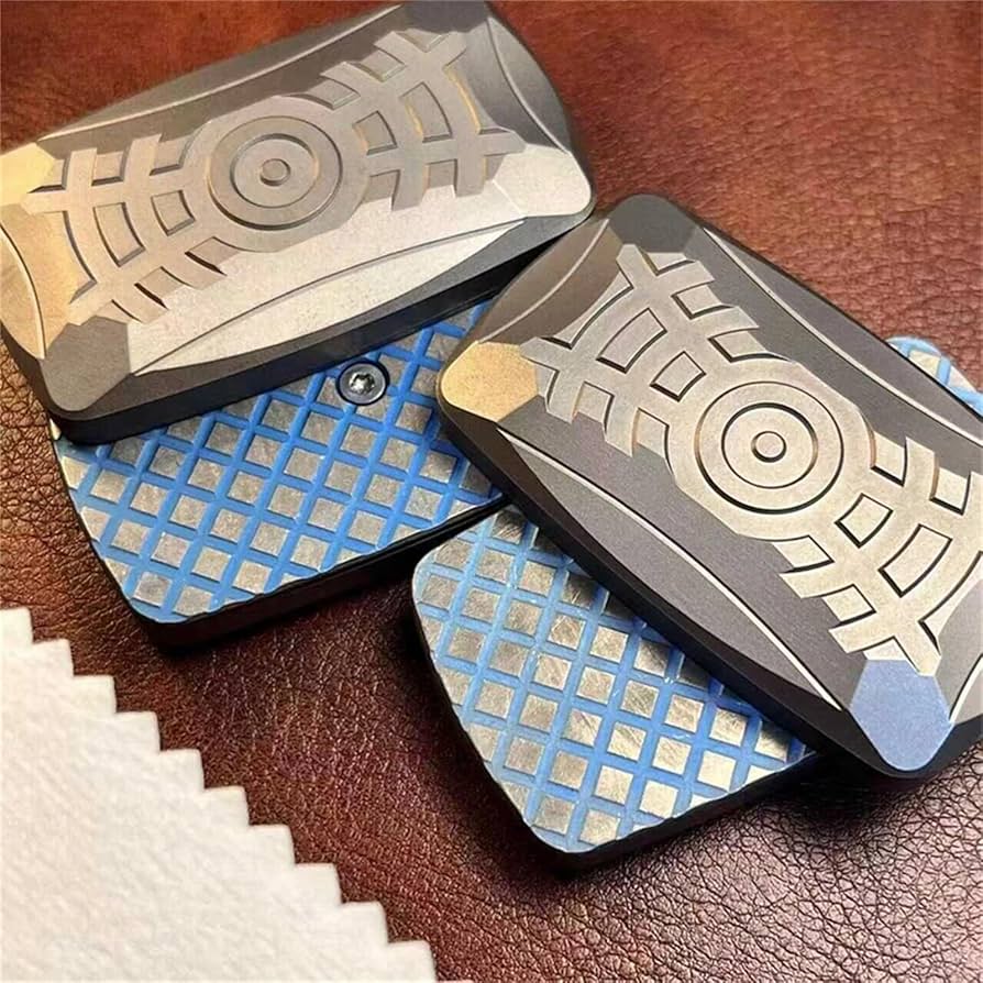 Amazon.co.jp: モダンなチタン合金 EDC フィジェット トイ 磁気