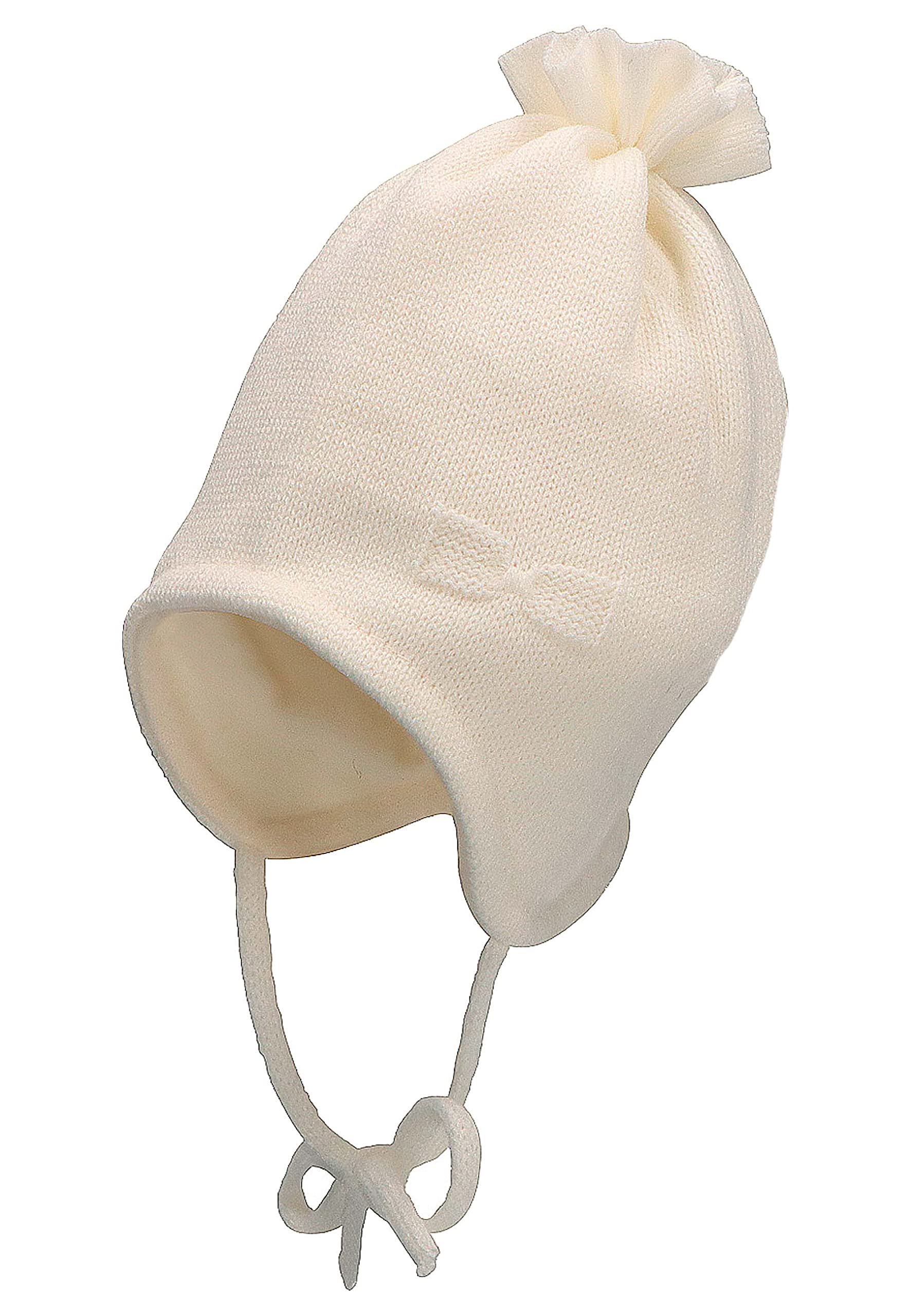 Sterntaler Berretto Lana Con Orecchie E Treccia Per Bimba – Foderato In Cotone