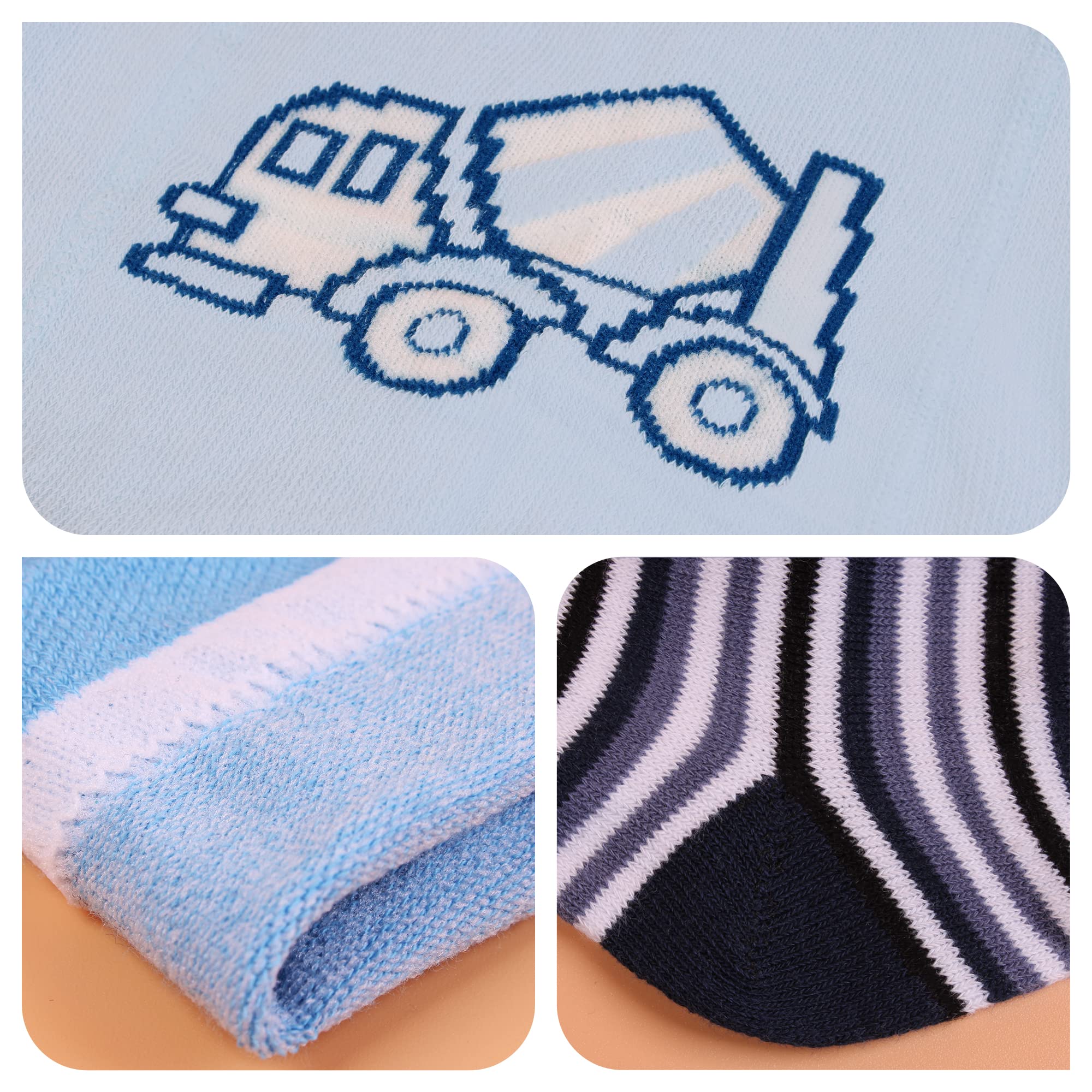 L&K-II 4/6 collant per neonati, per bambini, con cane, leone, scimmia, orsi e auto, diversi motivi casuali, 2750