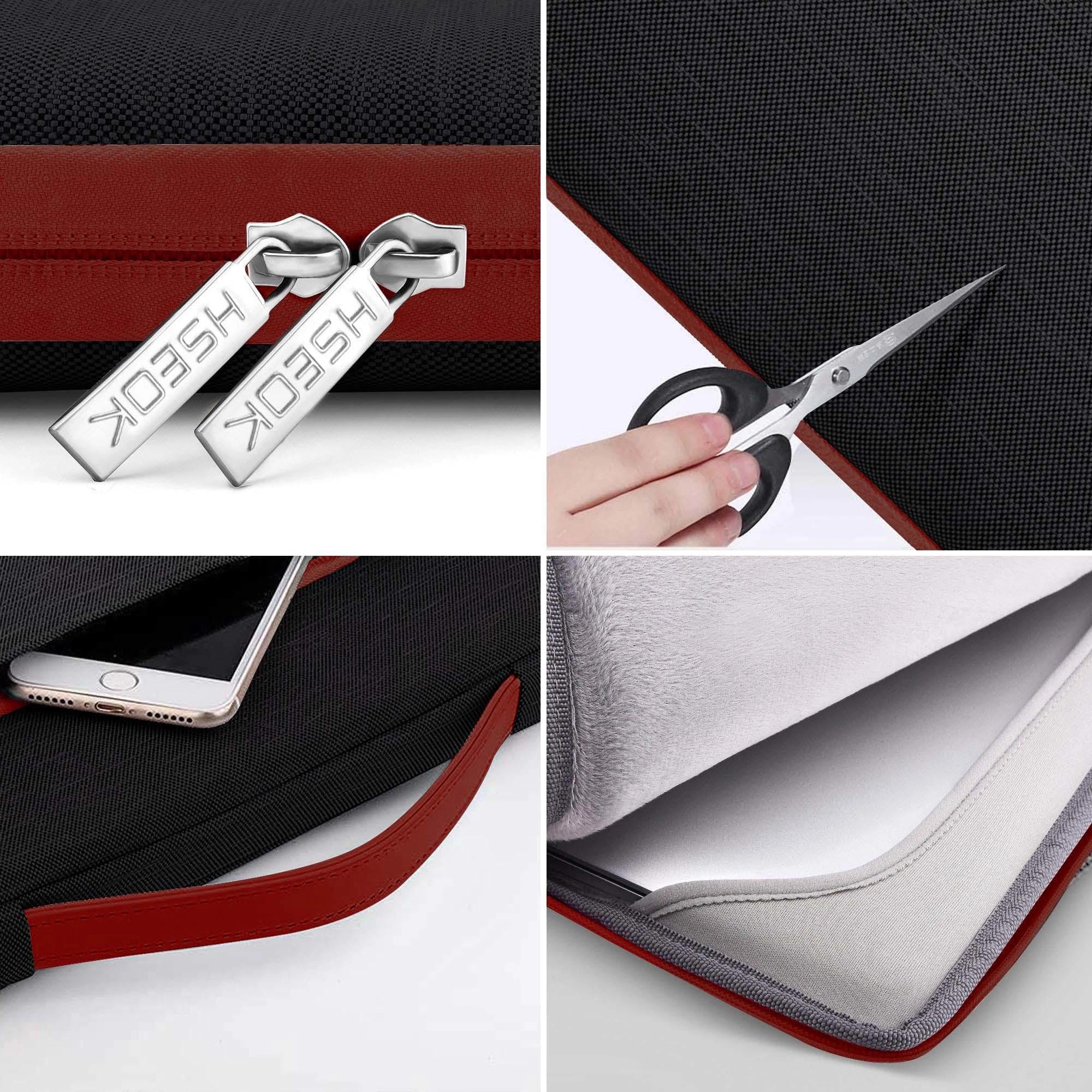 HSEOK Maletin Portatil 15 15,6 16 Pulgadas Funda Protectora Delgada Impermeable para MacBook Pro 15 16 y 15"-16" Laptop Ultrabook Chromebook, DELL HP Lenovo Acer Ausu y más,B02K02