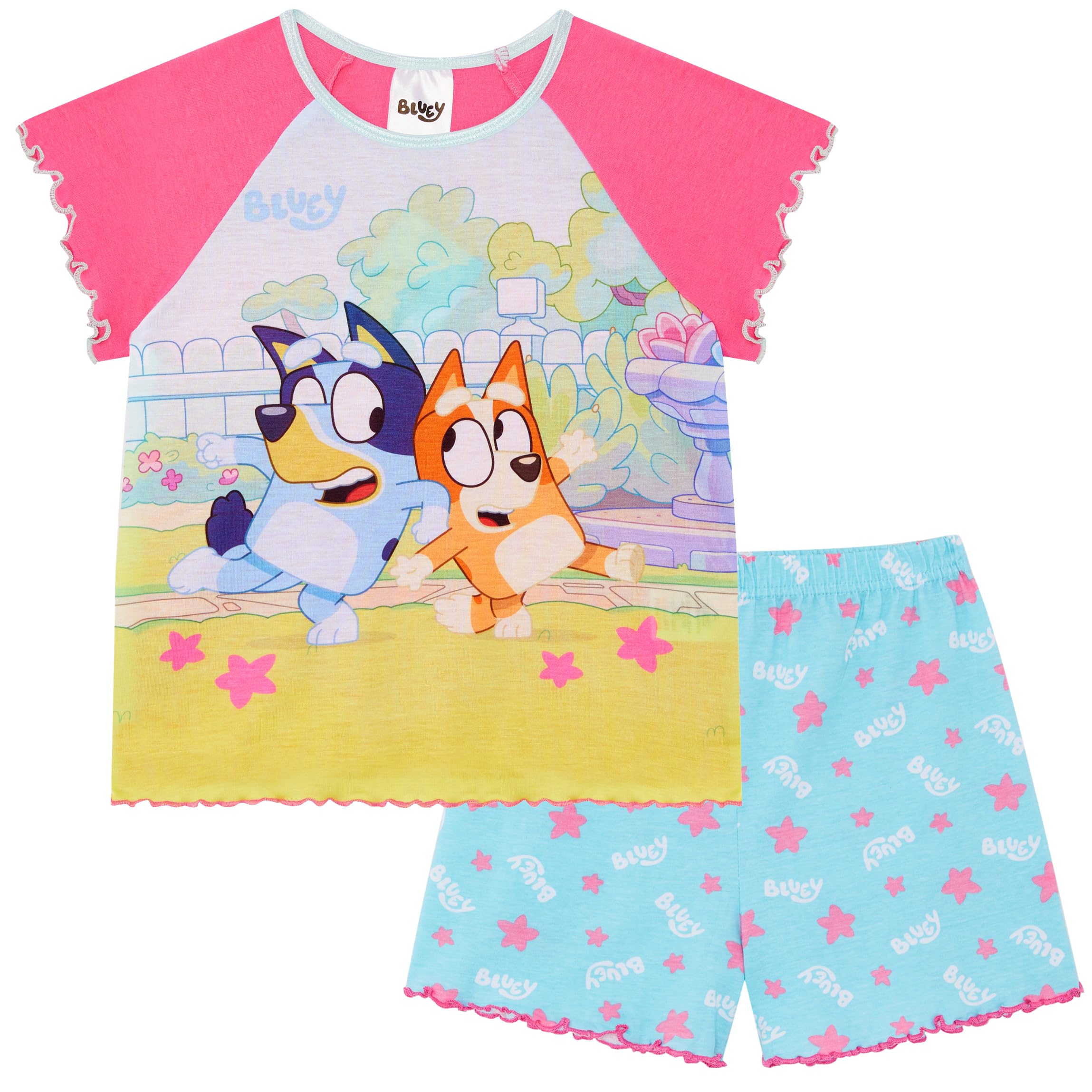 Bluey Girls Shortie Pyjamas Bingo 5-6 Years Multicolor