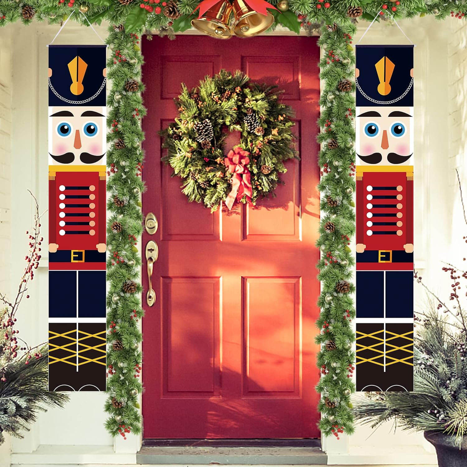 Grehge utcracker Banner Nutcracker Christmas Decorations Christmas