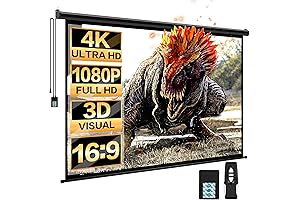 Motorized Projection Screen 100'' 16:9