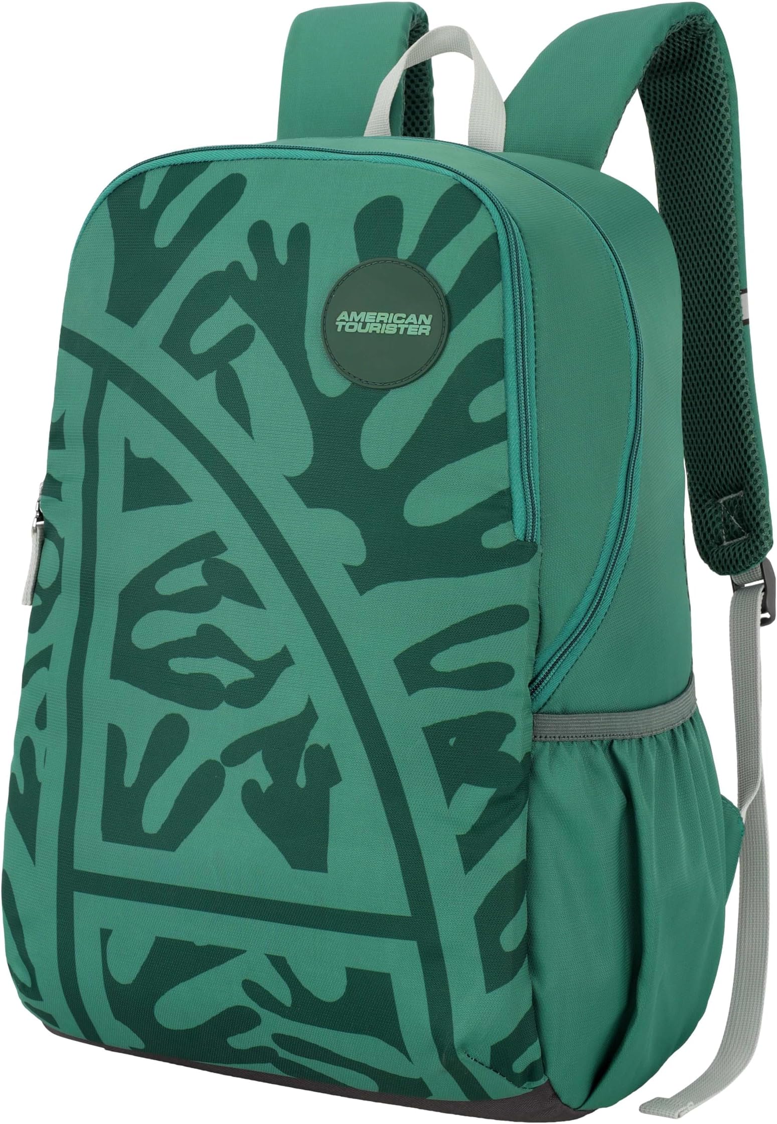 Max 3.0 | 29 Ltrs | 2 Compartments | Bottle Pocket | Ergonomic Padded Back Panel & Shoulder Straps | School Backpack for Boys & Girls | 1 Year International Warranty | Green