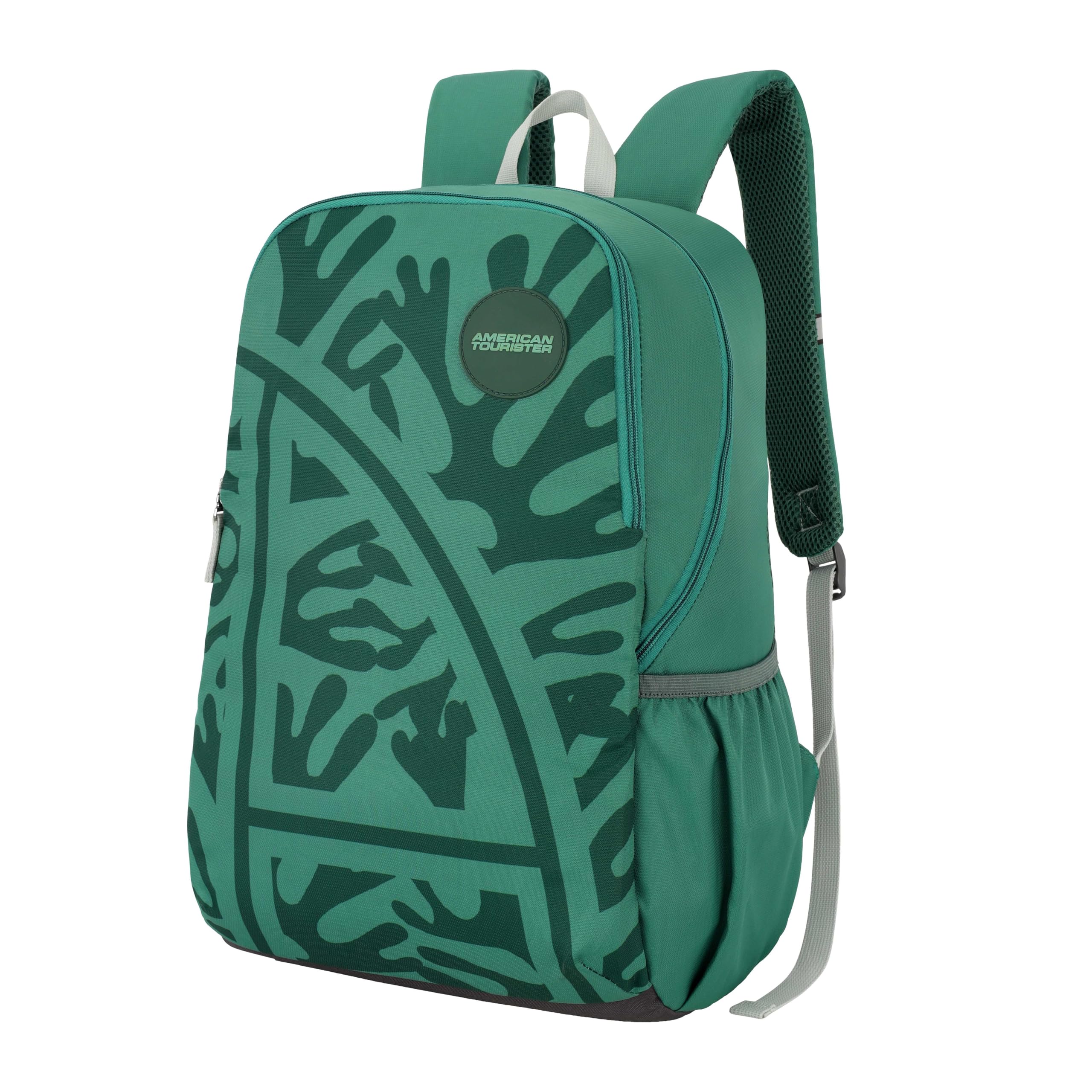 American Tourister Max 3.0 | 29 Ltrs | 2 Compartments | Bottle Pocket | Ergonomic Padded Back Panel & Shoulder Straps | School Backpack for Boys & Girls | 1 Year International Warranty | Green