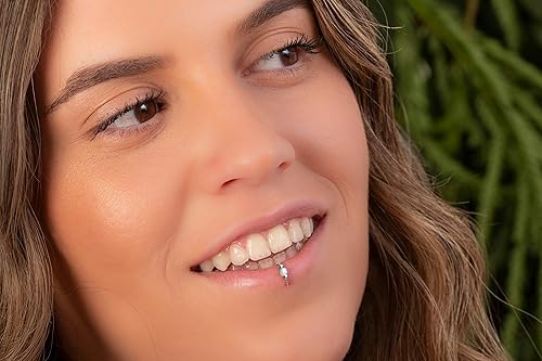 Miniatura 3 de Anillos de labios falsos - Liso + Ópalo - 20G G & S