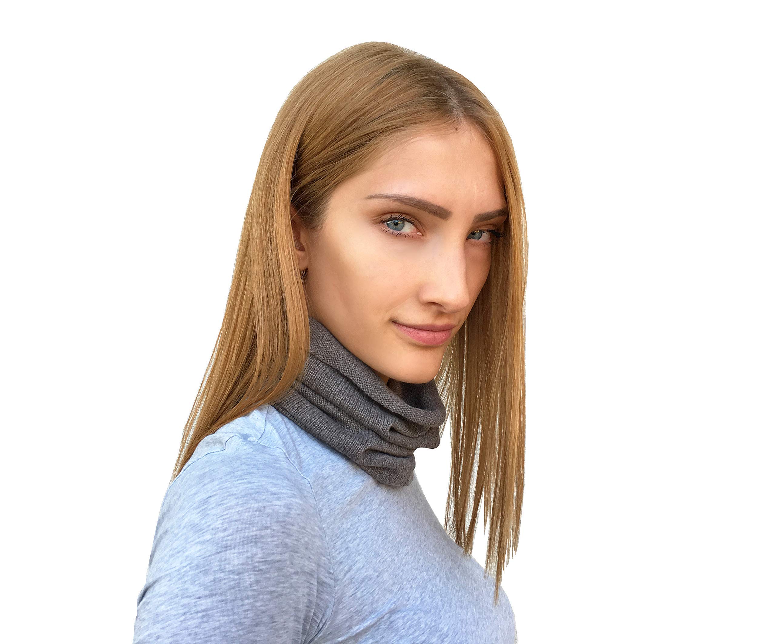 Sciarpa Anello Scalda Collo Donna Cachemire Inverno