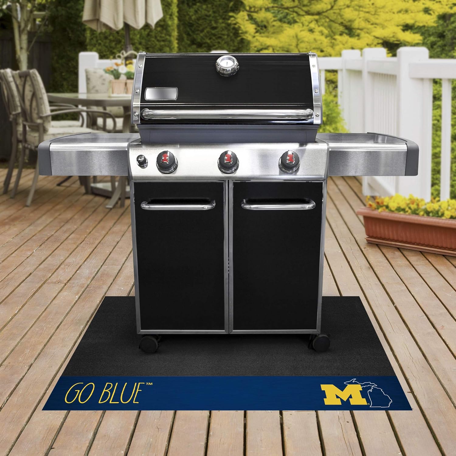 FANMATS NCAA Unisex-Adult Grill Mat