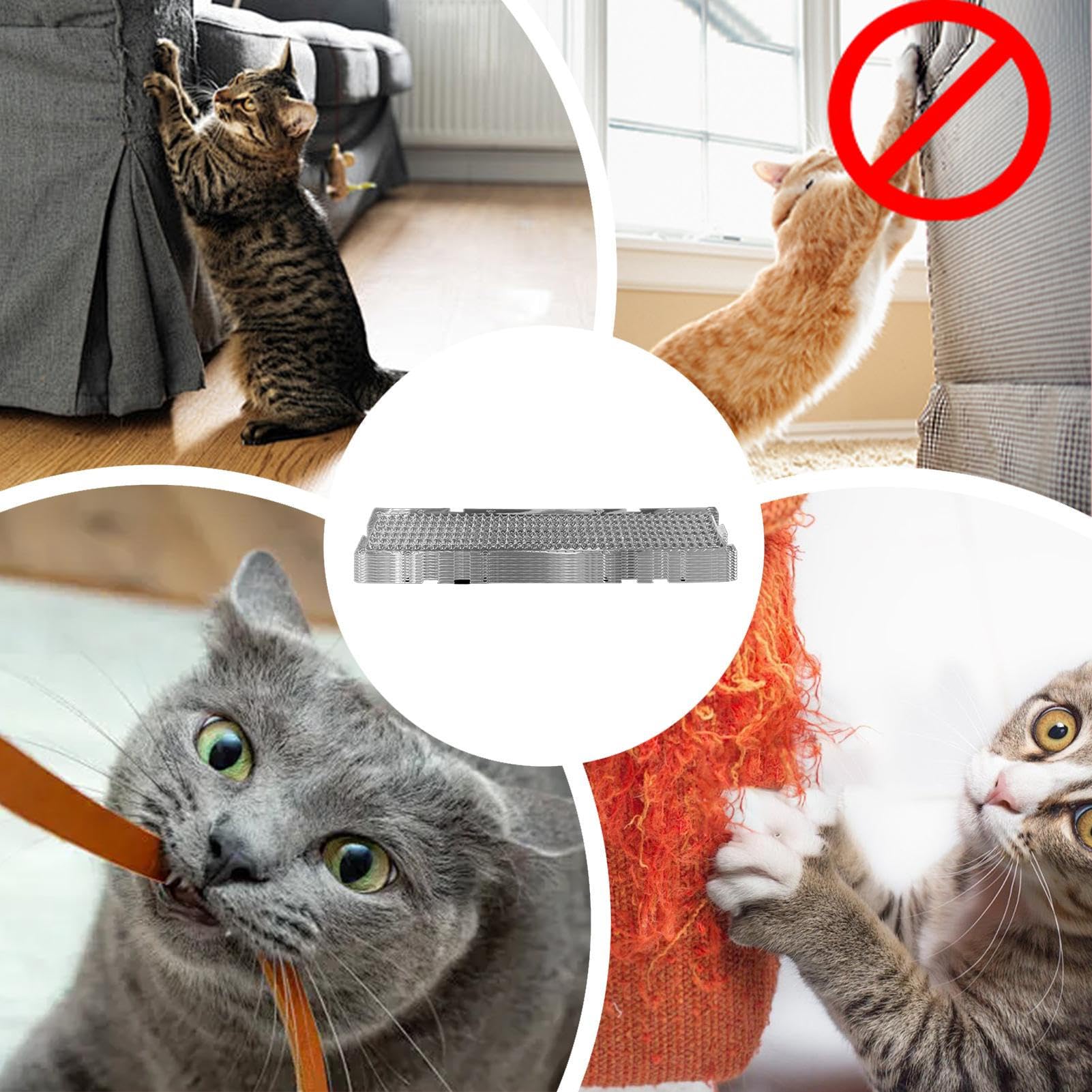 Katze Repel Matte Innen - 10 -teilige Haustier -Repelling -Pads, Kratzerpräventionsblätter, abschreckende Barrierematten für Heimflächen | Training geeignetes Schlafzimmer Wohnzimmer Möbelsofa unter d