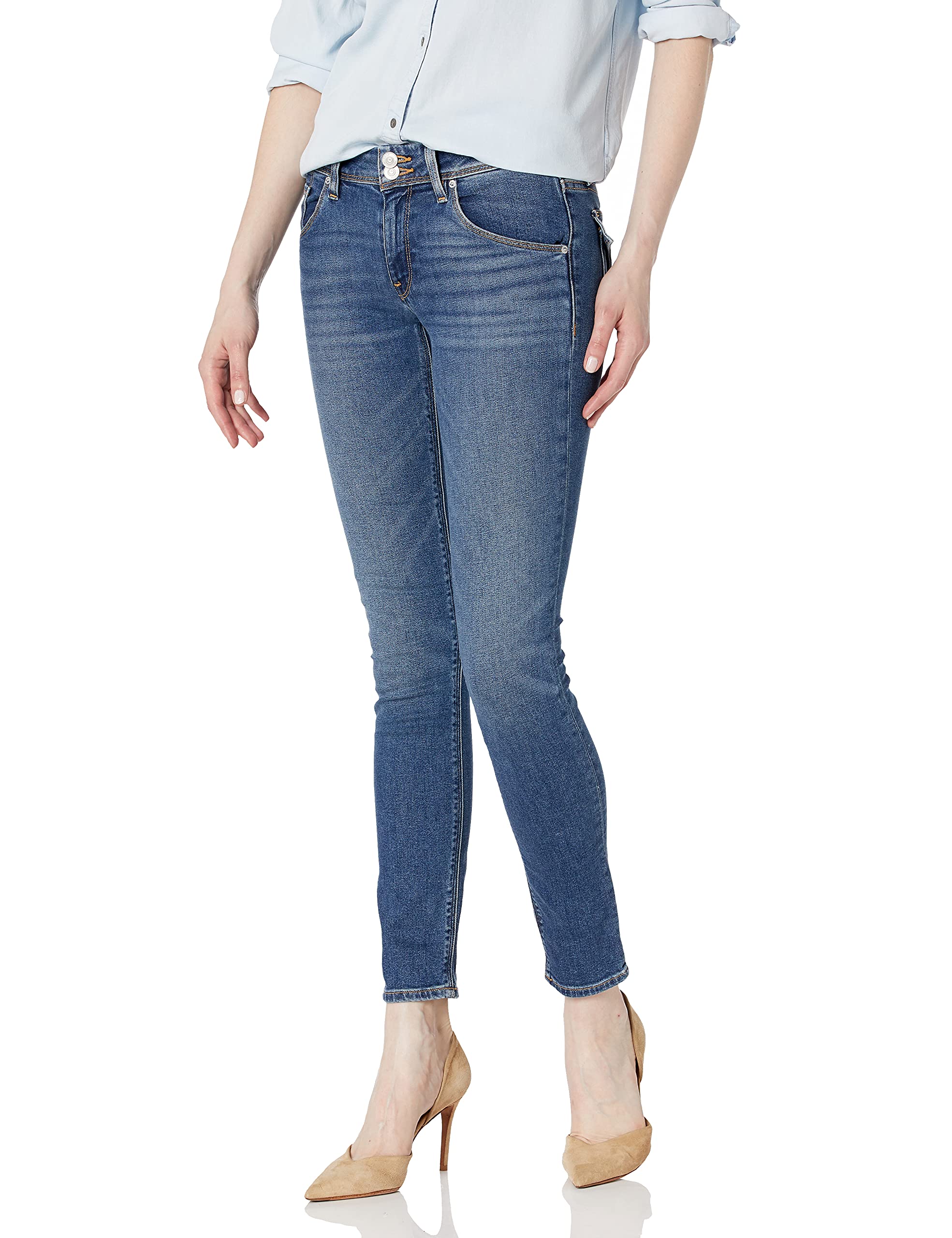 Women's Collin Mid Rise Skinny Jean, with Back Flap Pockets