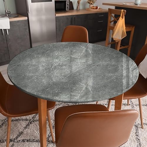 Miniatura 3 de TANONE Papel tapiz de mármol gris oscuro, papel adhesivo de granito brillante para despegar y pegar, superficies de cubierta de película de vinilo