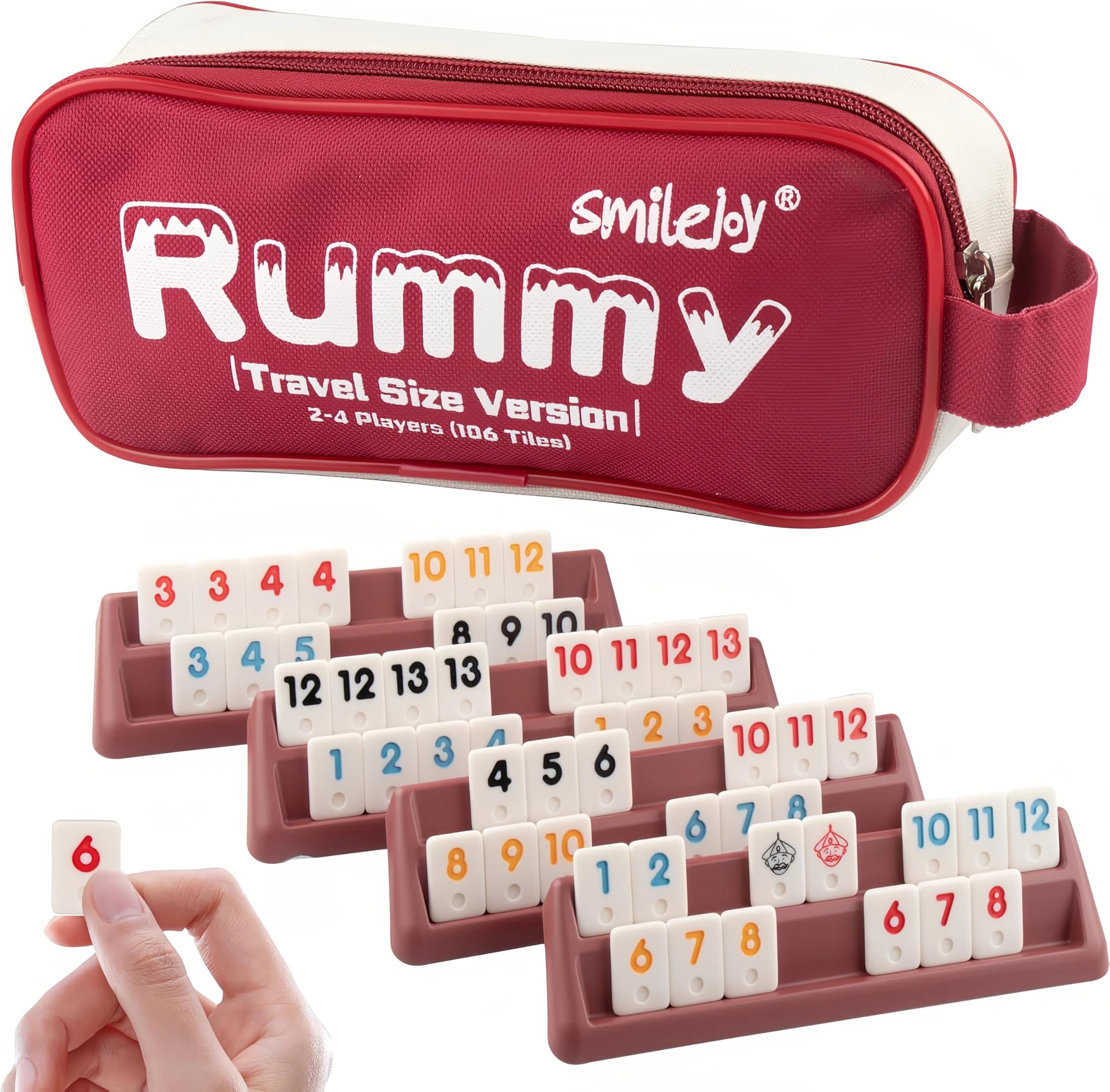 MISSION WORK SHOP　rummy Amazon.com: Smilejoy Mini Rummy Cube 4 Players Edition,Travel