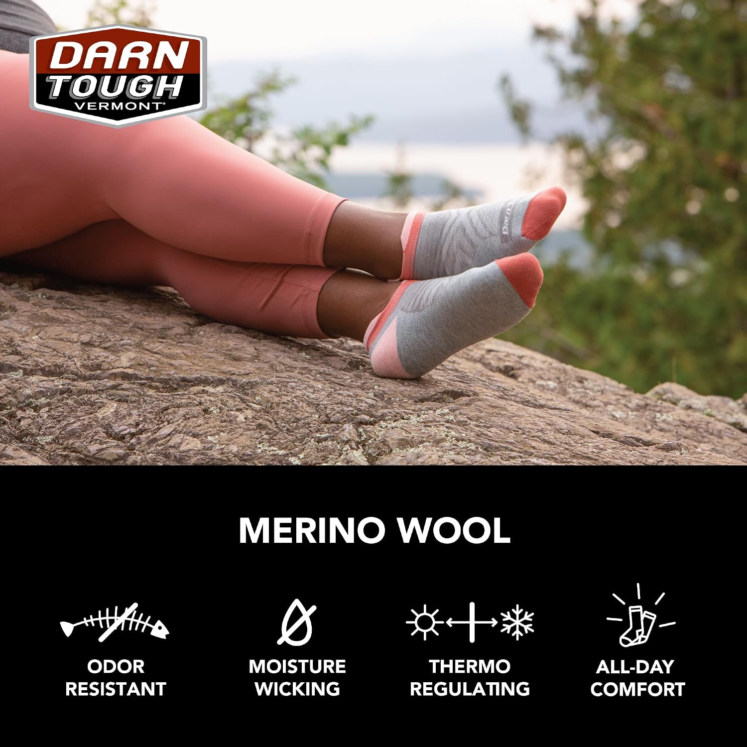 Darn Tough Women's Element No Show Tab Lightweight Sock (Style 1112) -