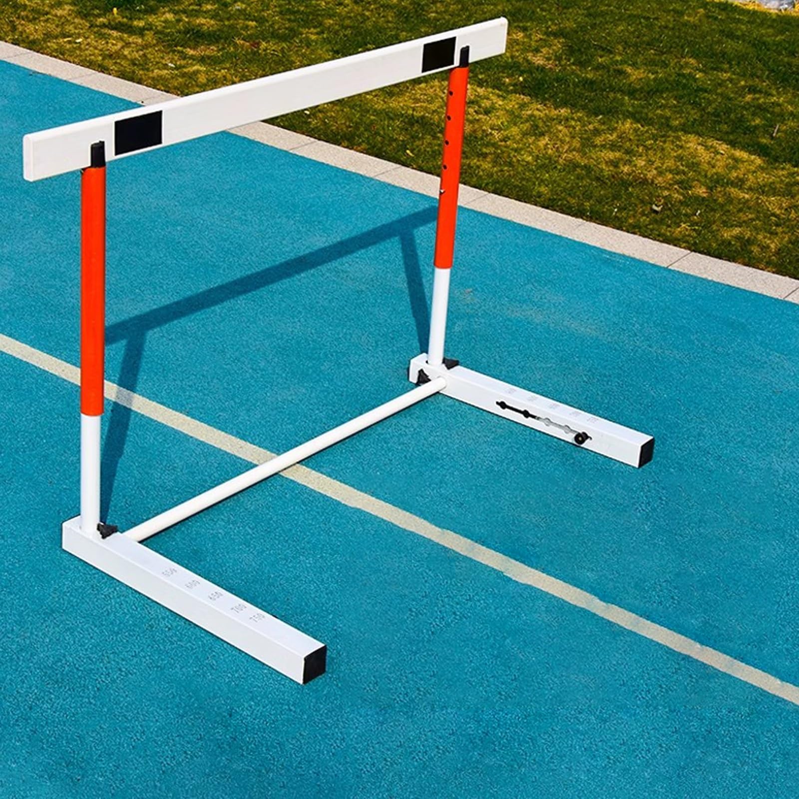Attrezzatura per Atletica Leggera, Ostacoli Regolabili per L'Agilità, Attrezzatura per L'Allenamento Dell'Agilità Smontabile, in Metallo, Robusta E Durevole, Ideale (40-60 Cm)