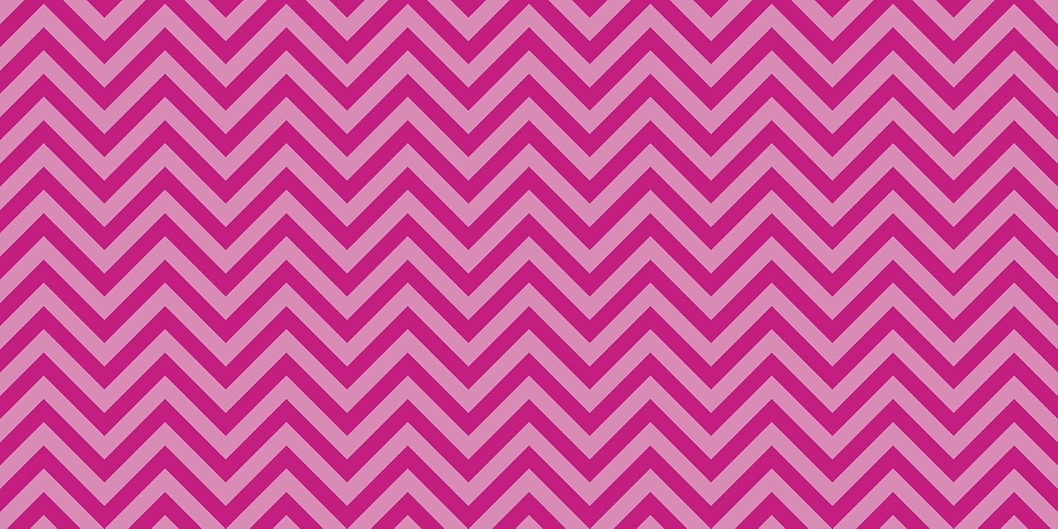 Fadeless Bulletin Board Paper, Fade-Resistant Paper for Classroom Decor, 48” x 12’, Chic Chevron Pink, 1 Roll