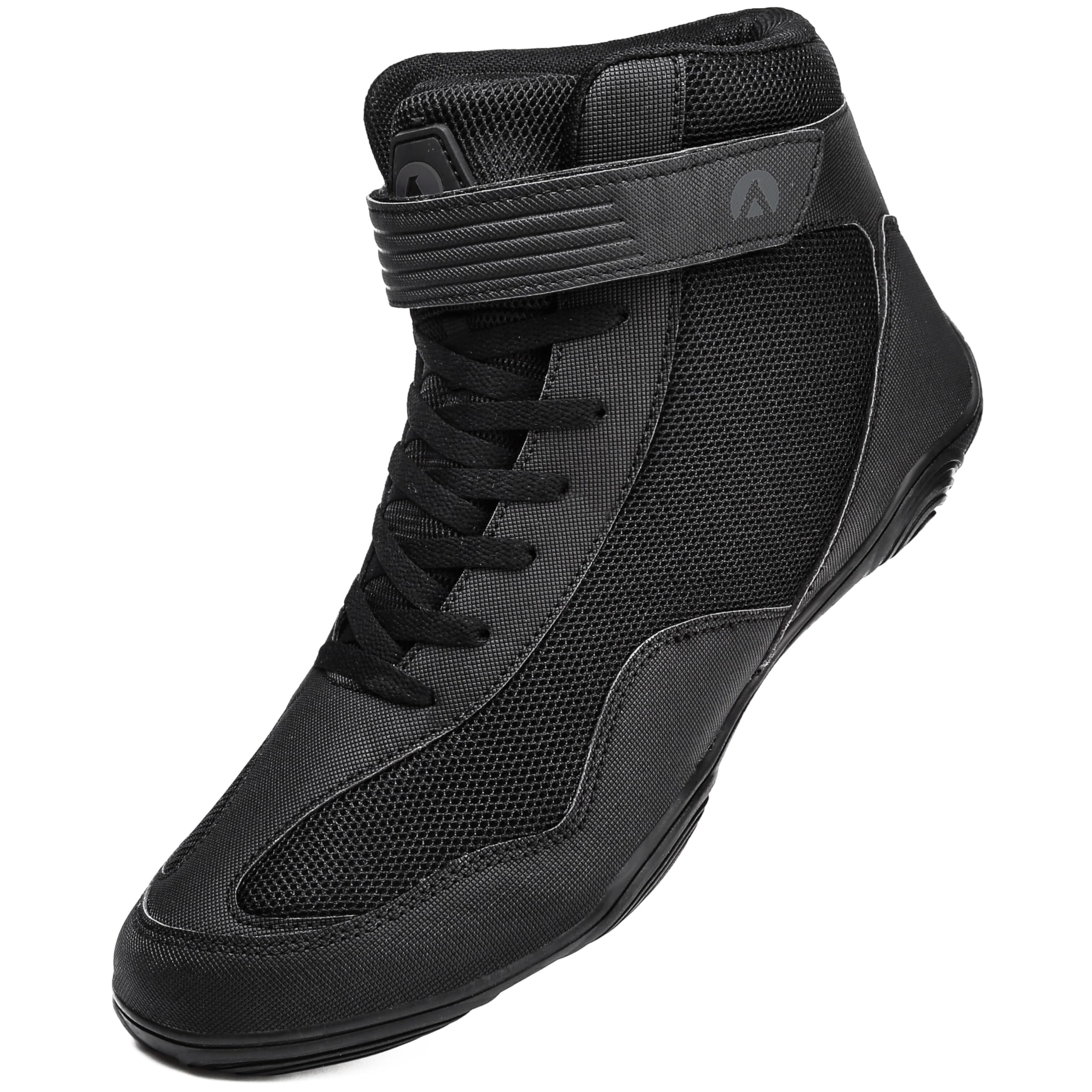 Men's Wrestling Shoe Fitness Sneaker Boxing Shoes Zero Drop Sole High Top Fighting Shoes Taekwondo Karate Martial Arts Training Shoes-image-6