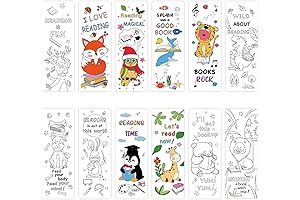 Color Your Own Bookmarks Bulk Pack