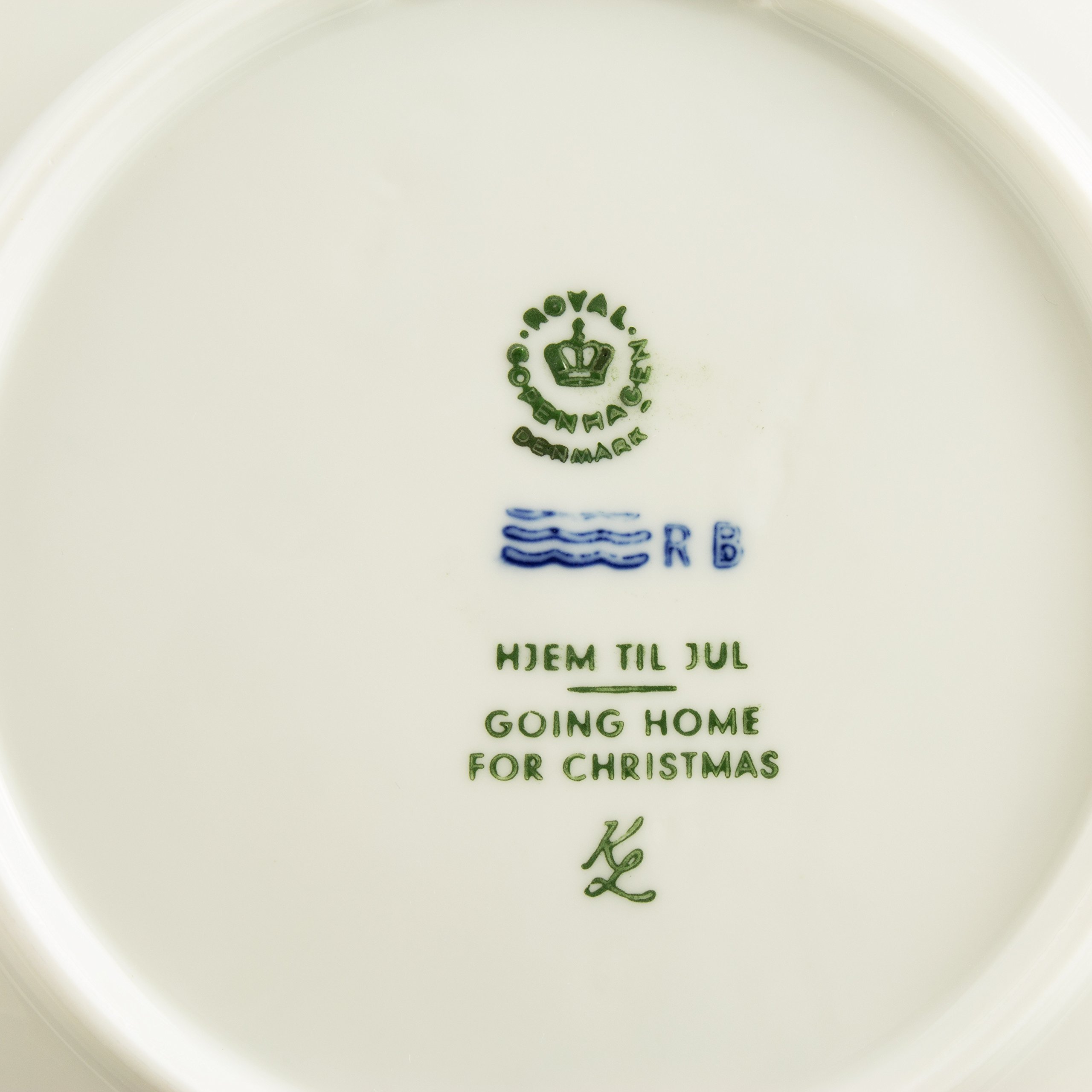 ROYAL COPENHAGEN PIATTO DI NATALE 1973 ORIGNALE PORCELLANA PRIMA SCELTA
