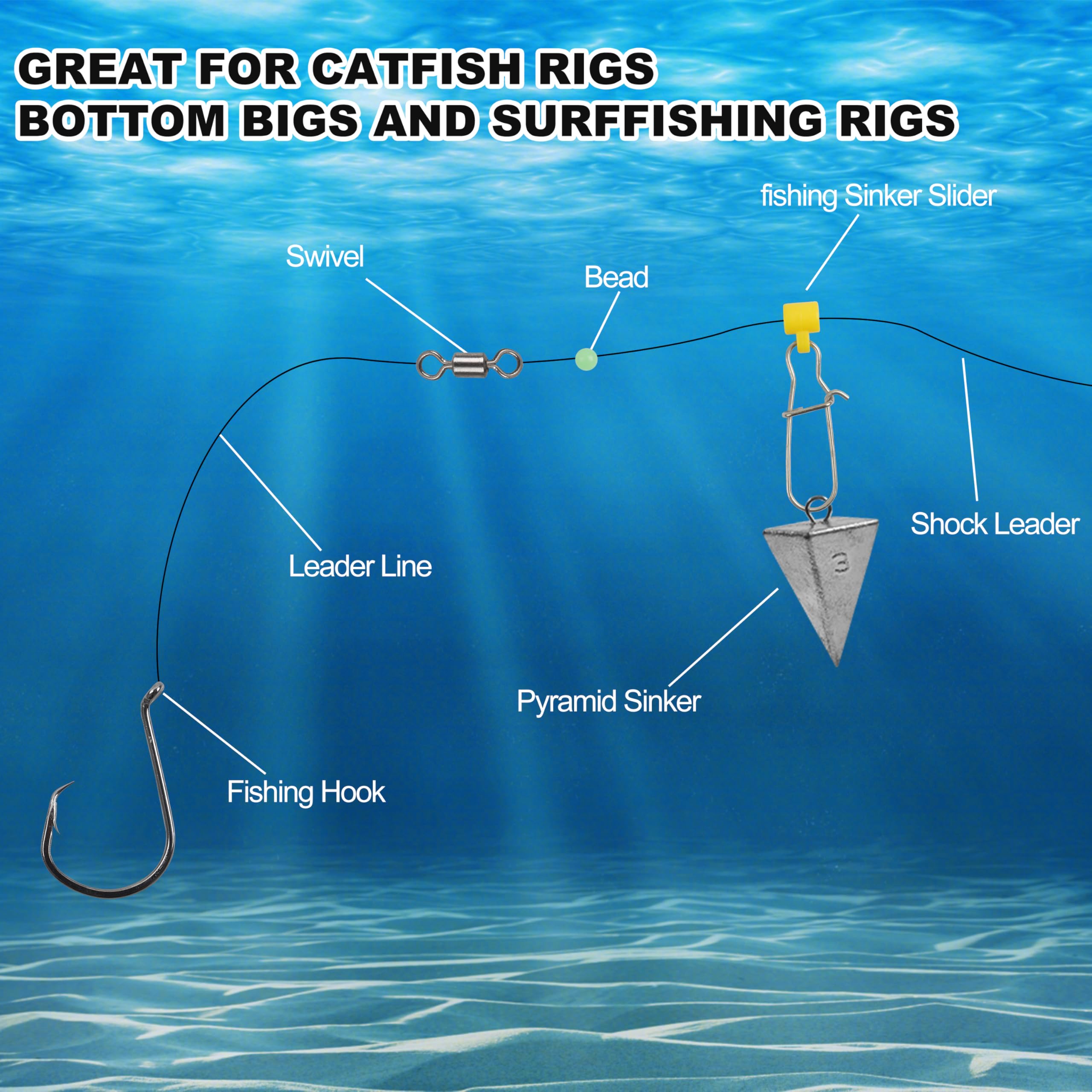 Sarini Lot De 20 Curseurs/flèches à Glissière Robustes Avec Clip En