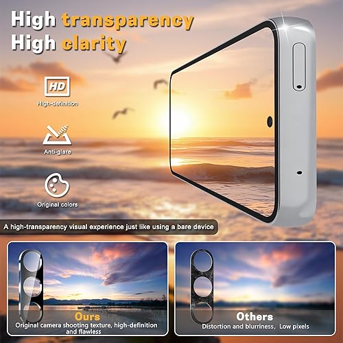Miniatura 7 de JZG Paquete de 2 protectores de pantalla de privacidad para Samsung Galaxy S22 Ultra, película ultra suave anti espía S22 con compatibilidad con