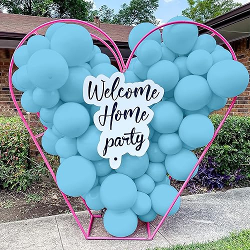 Vista 111 de Globos metálicos negros, 50 unidades, 5 pulgadas, acabado cromado, kit de guirnalda con globos de látex