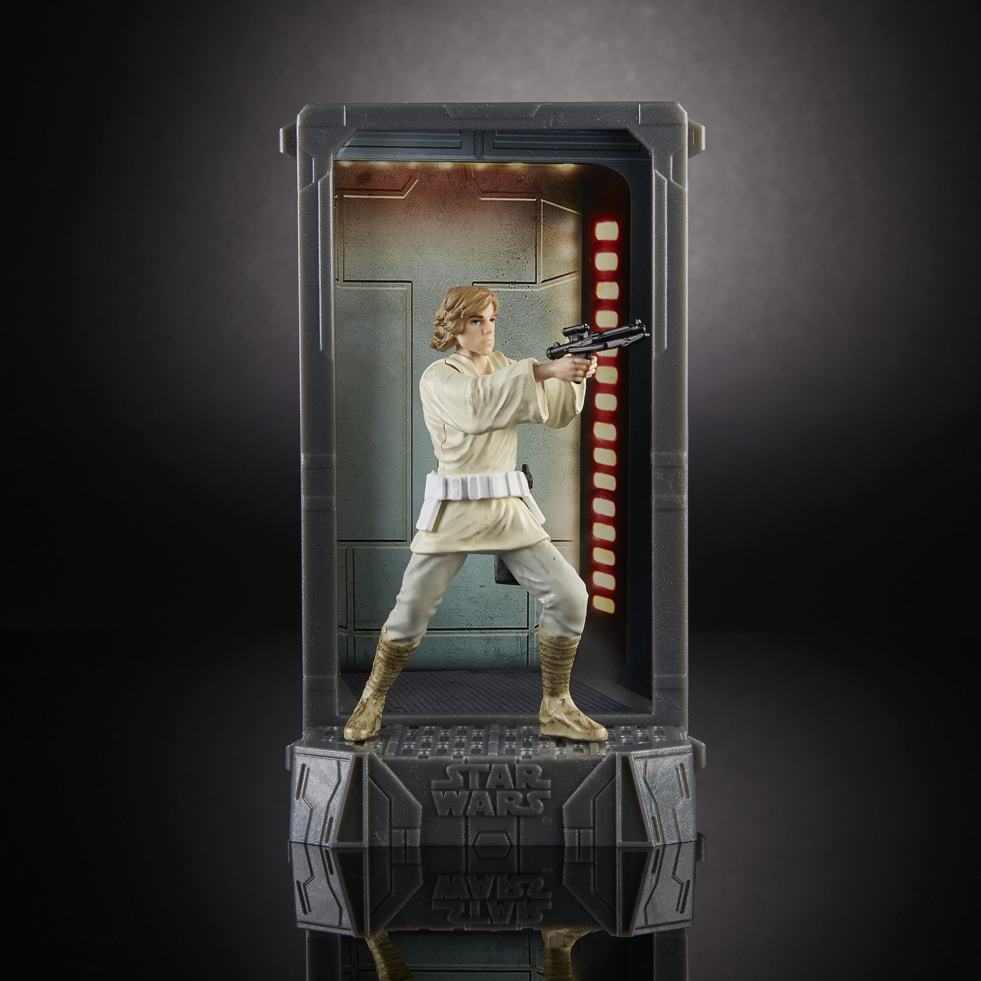 Star Wars Juguete, Figura, Personaje de la película, Serie Black, Personaje de Luke Skywalker, de 9,5 cm