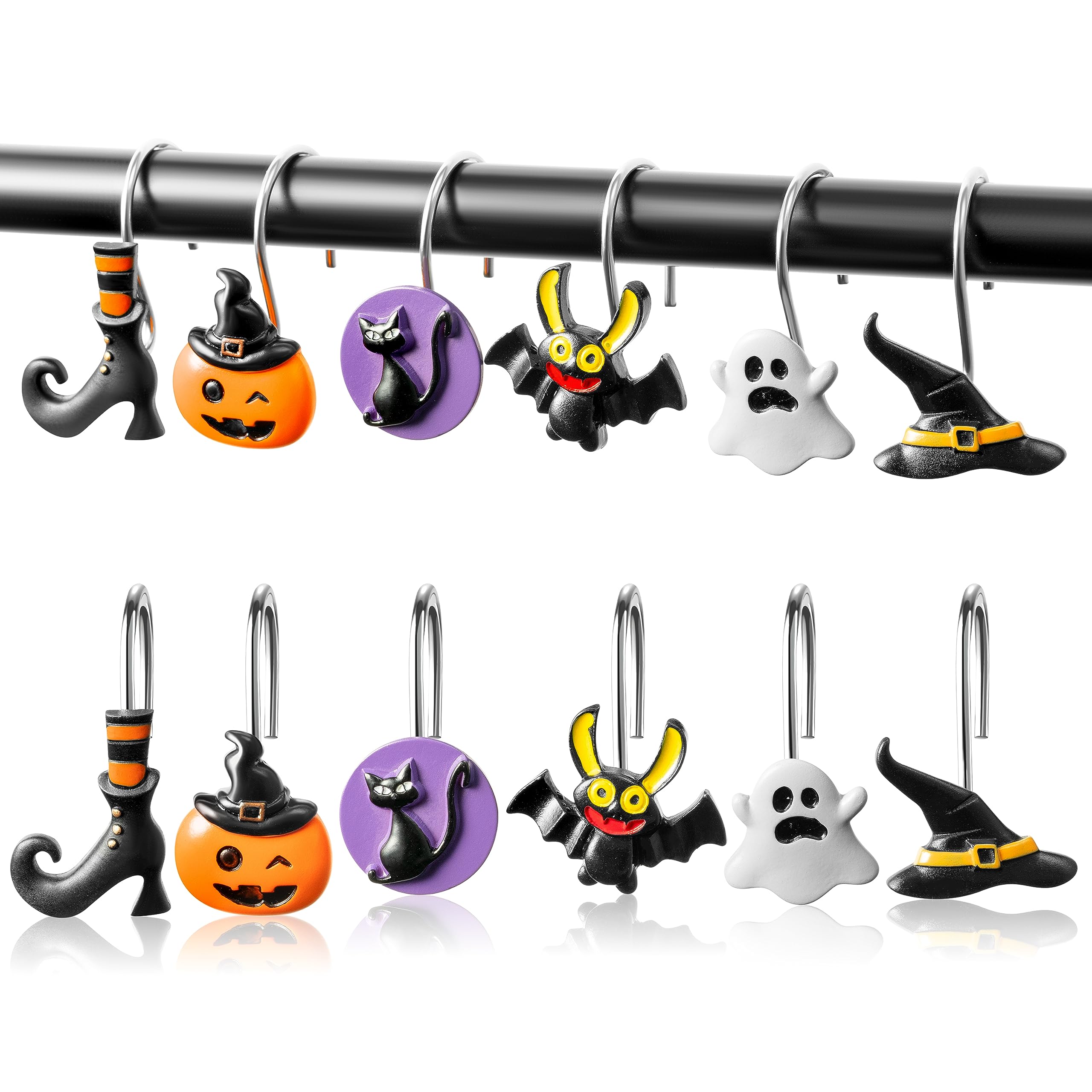 Halloween Shower Curtain Hooks