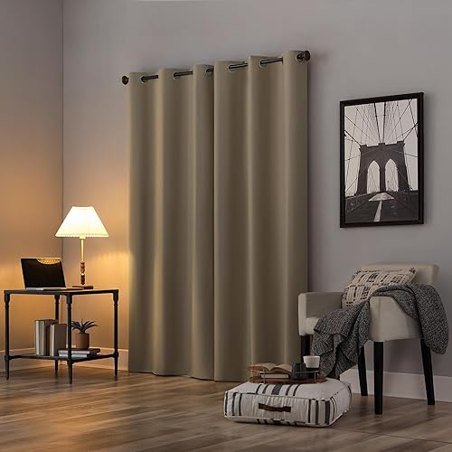 Miniatura 2 de Sun Zero Cyrus - Par de paneles de cortinas térmicas 100 % opacas con ojales, 40 x 96 pulgadas