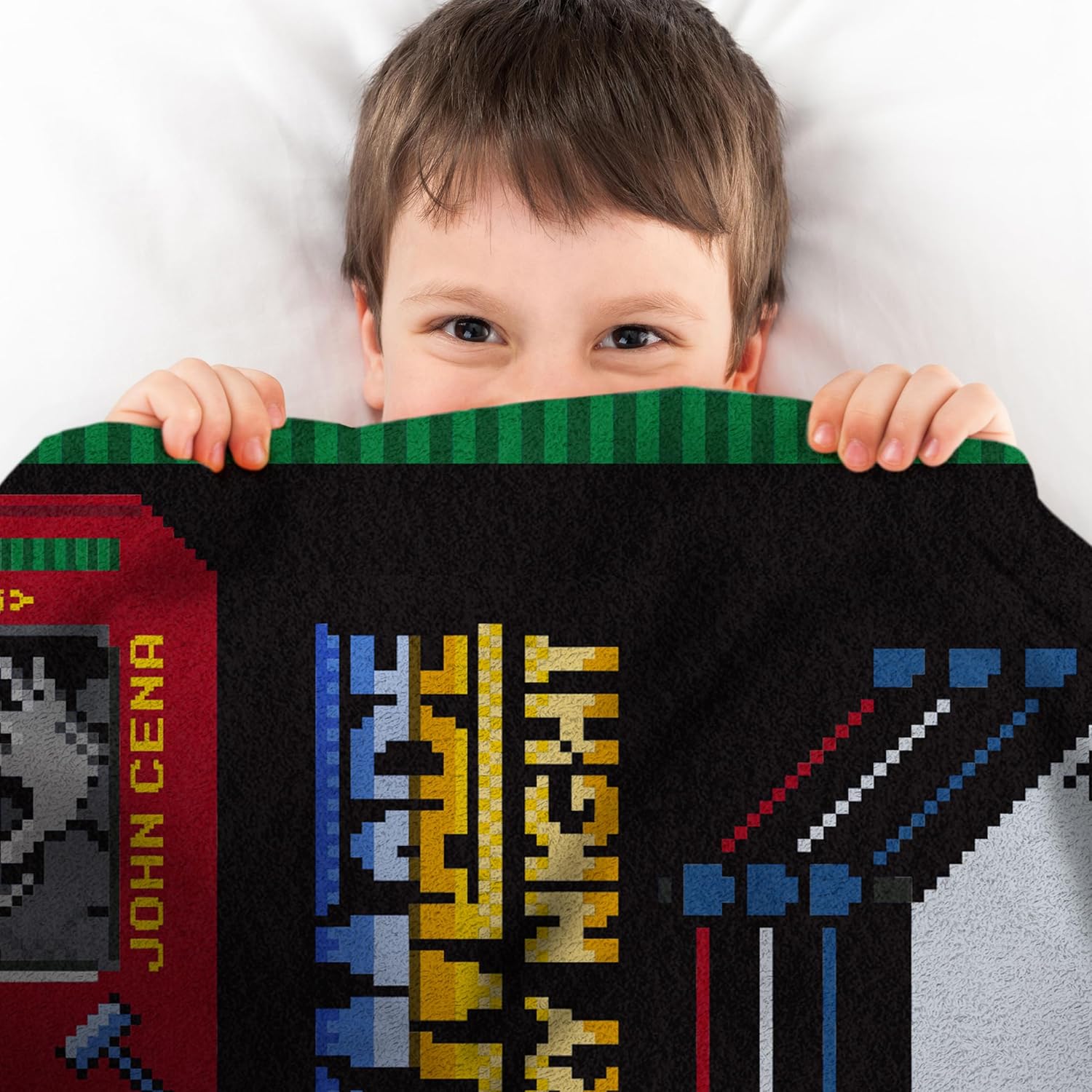 Sleep Squad John Cena (Hustle Loyalty Respect) 60 x 80 Raschel Plush Blanket Wrestling Legend Super-Soft Throw - Image 5