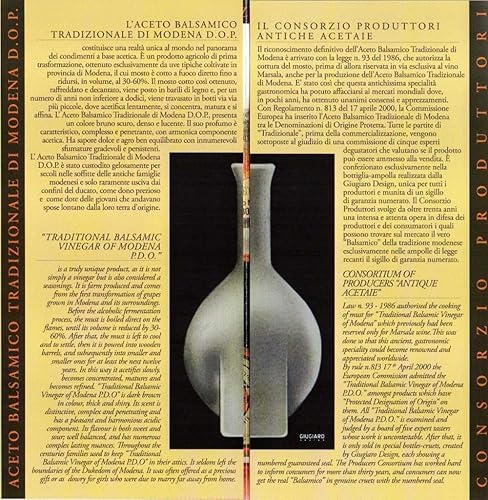 Miniatura 3 de Vinagre Balsámico Tradicional de Módena DOP 12 años, 3.4 oz + dosificador de tic + libro de recetas