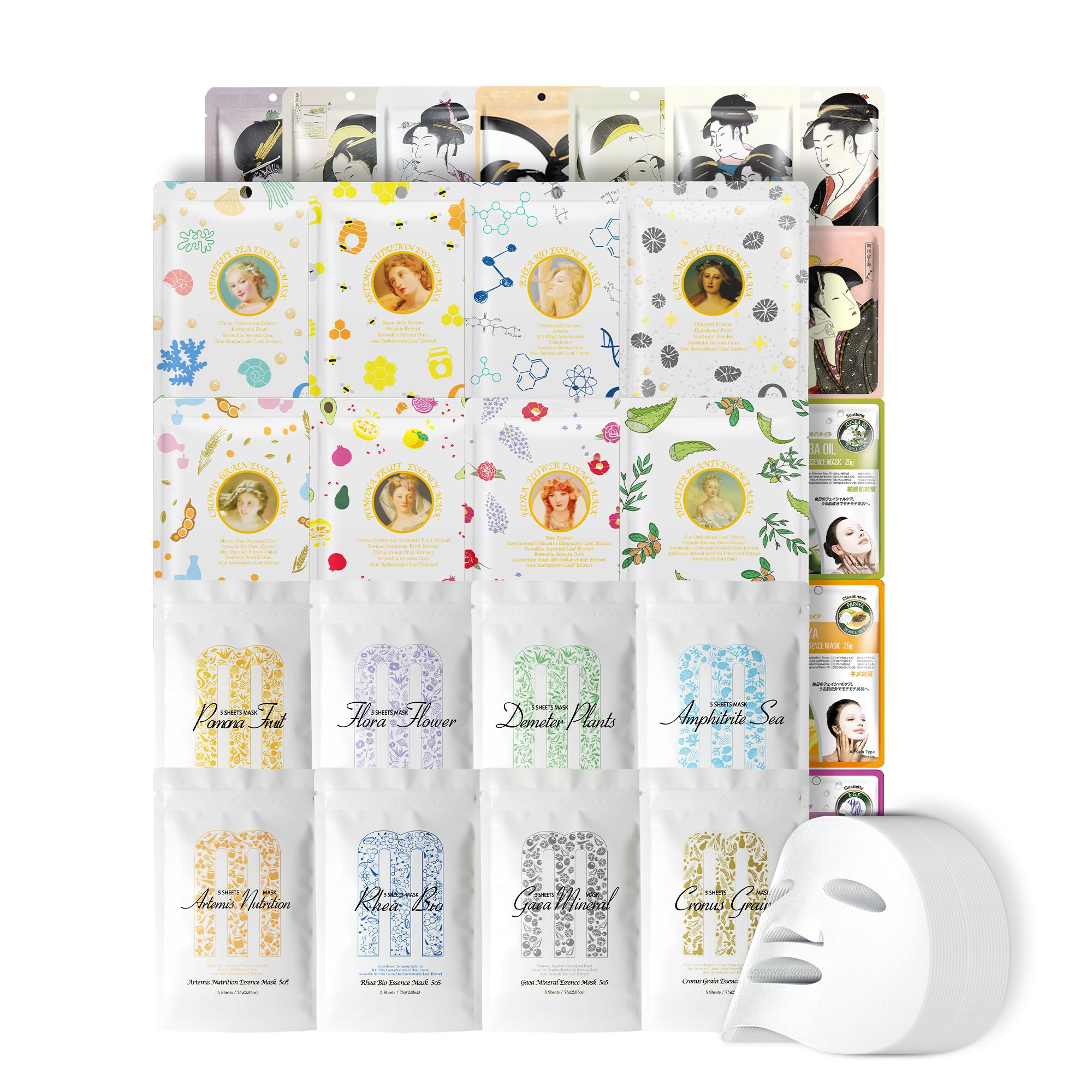 Amazon.co.jp: MITOMO LIFE 女神の フェイスパック 福袋 30枚 パック