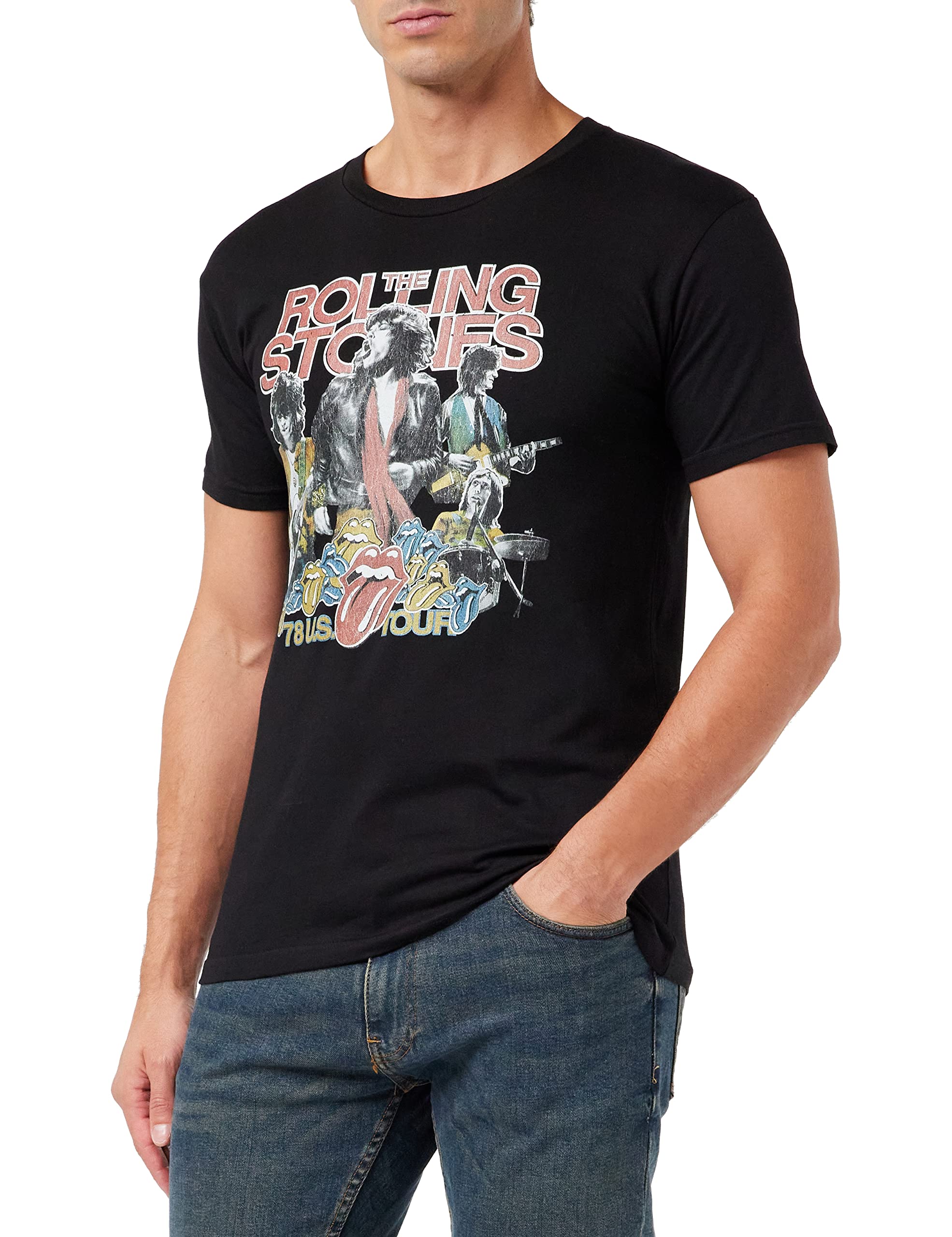cotton division Men's T-Shirt, Black, XS