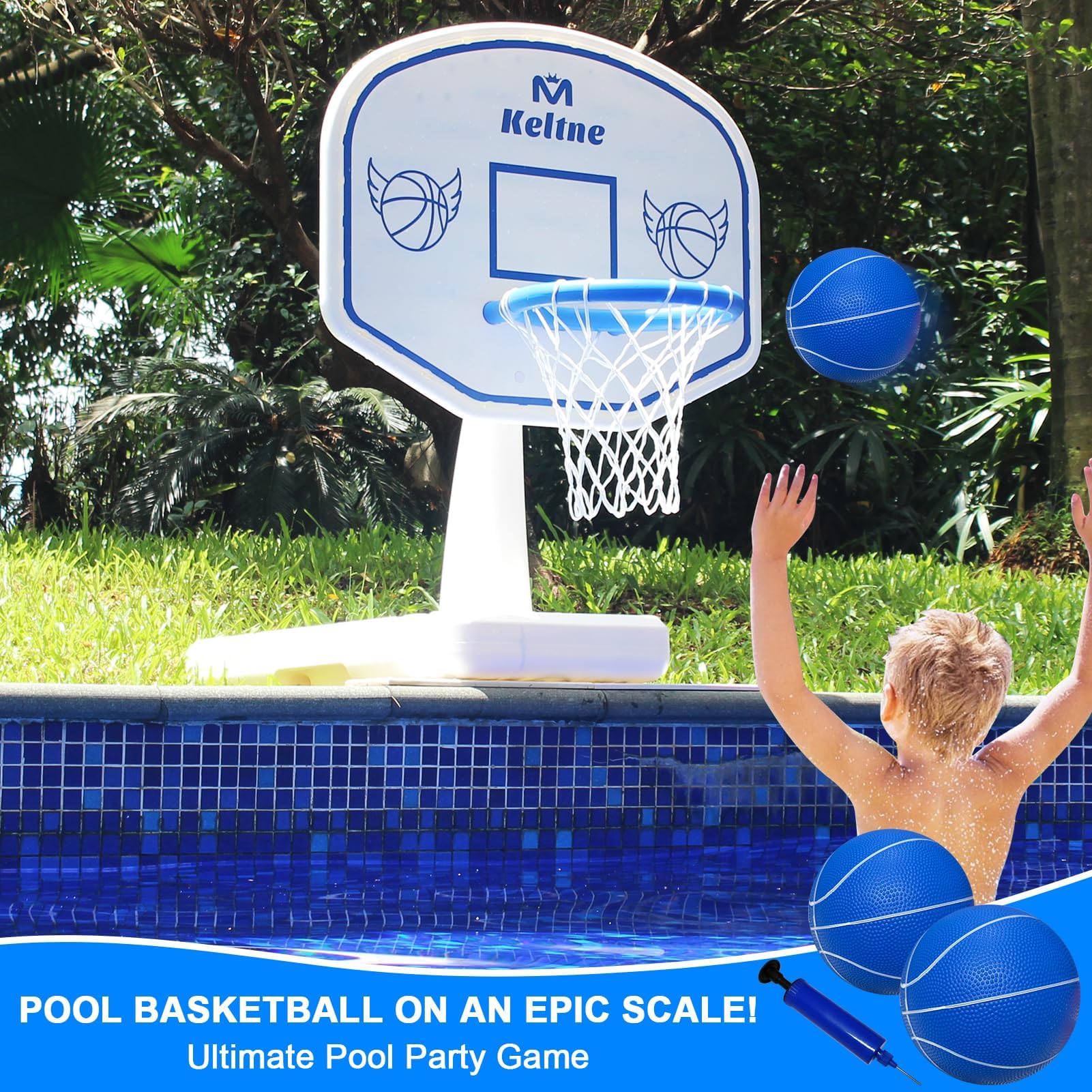 Piscine A Balles - Selonis - Pliable - 900 balles - Bleu marine - Pour