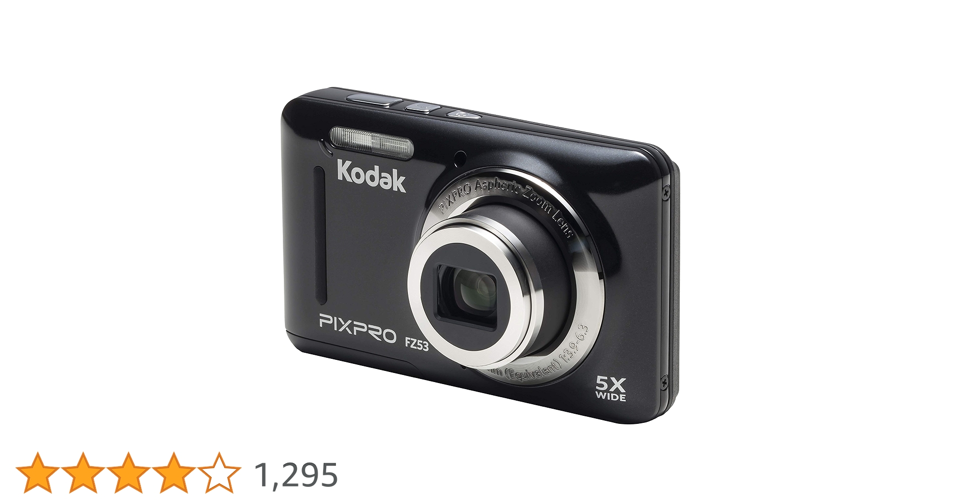 Amazon | Kodak PIXPRO Friendly Zoom FZ53 16 MP Digital