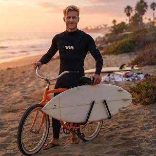 Suporte Bicicleta Prancha Surf LongBoard Removível Alumínio Rack Bike