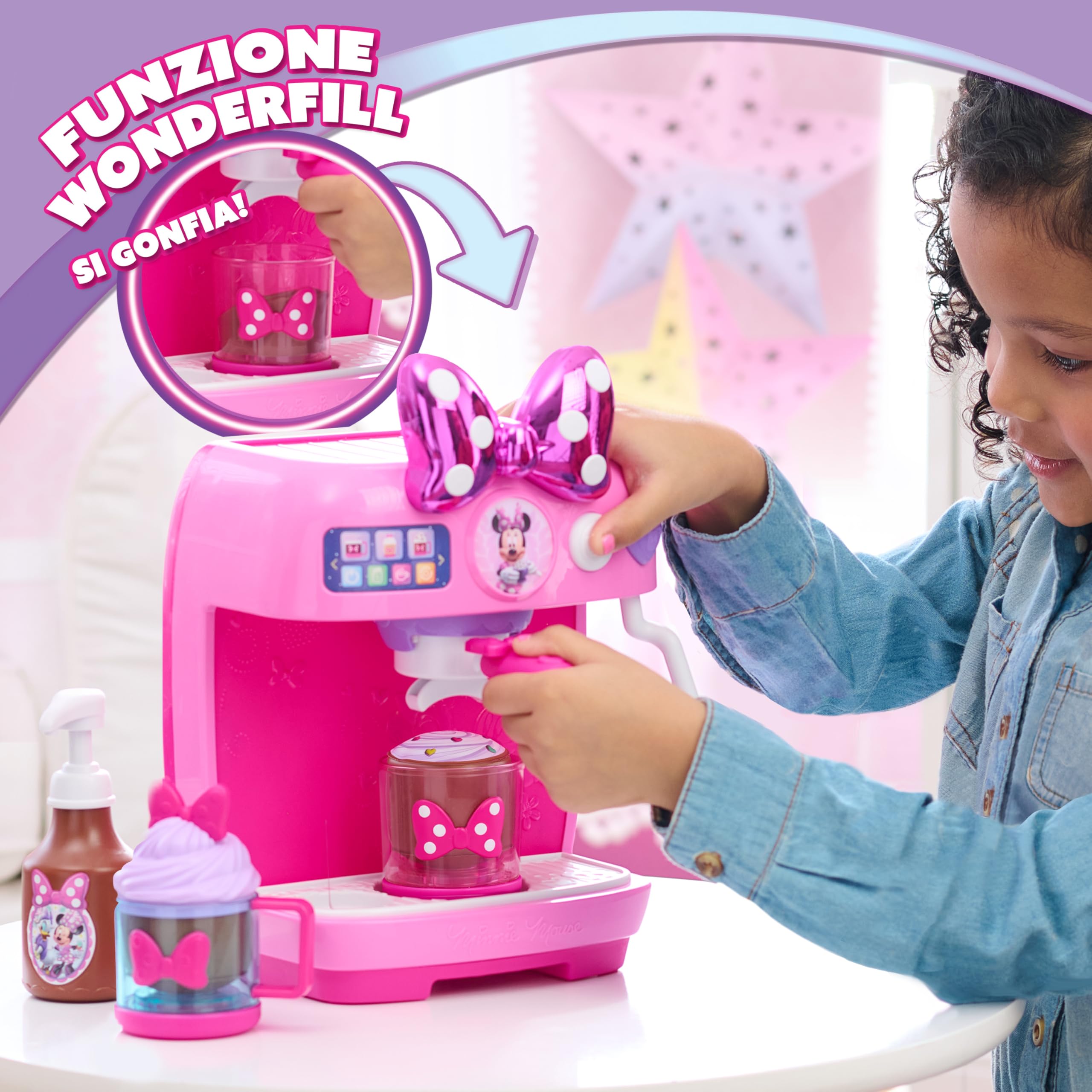 Just Play Set di Gioco Disney Junior Minnie Mouse Rise & Shine Bowrista, Giocattoli per Bambini dai 3 Anni